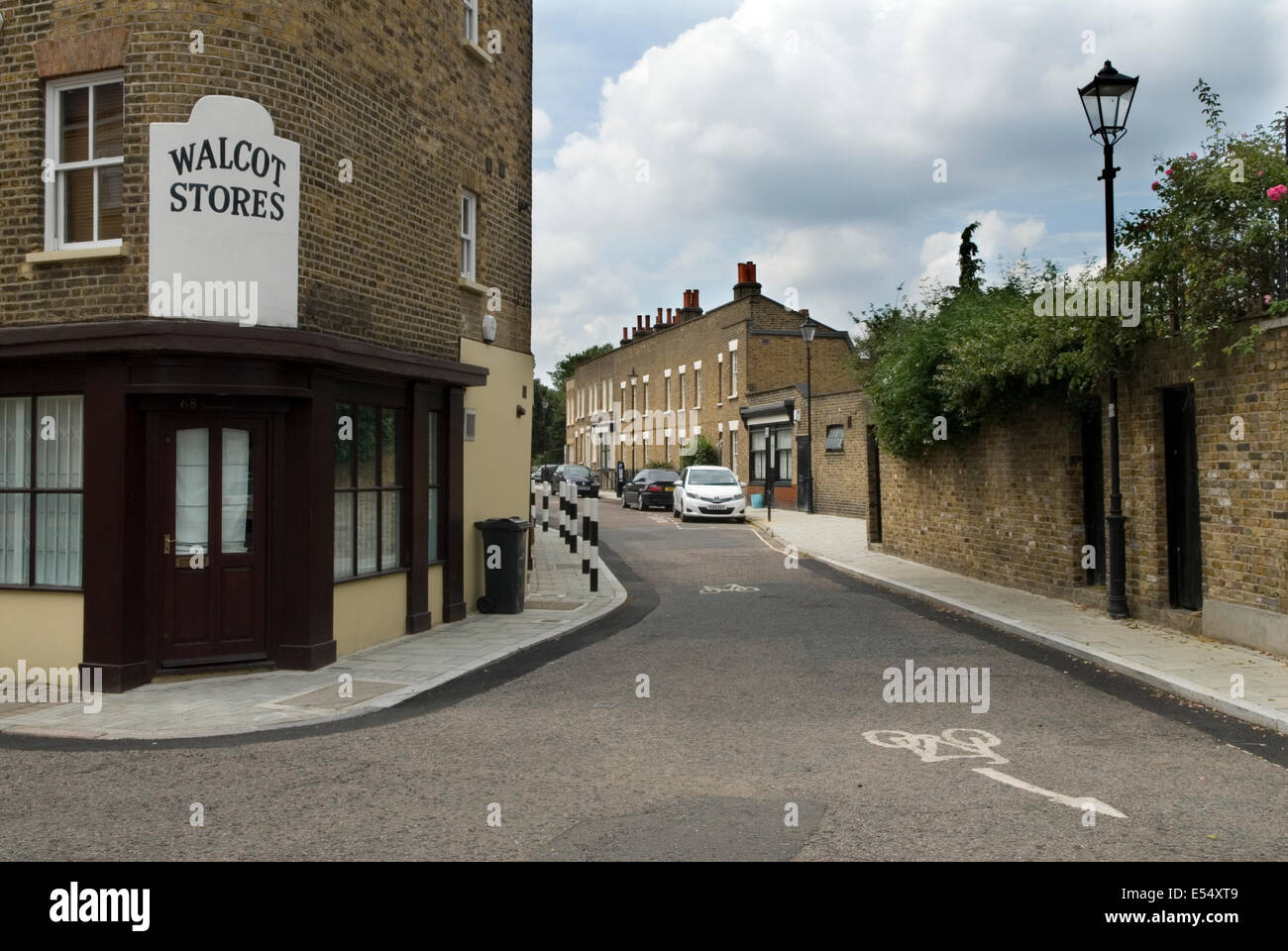 Corner shop now used as home. Walcot Square terraced housing