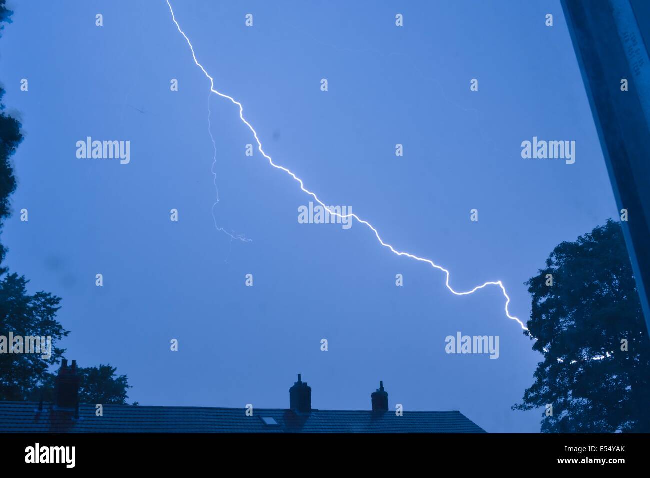 Lightning Strike Stock Photo