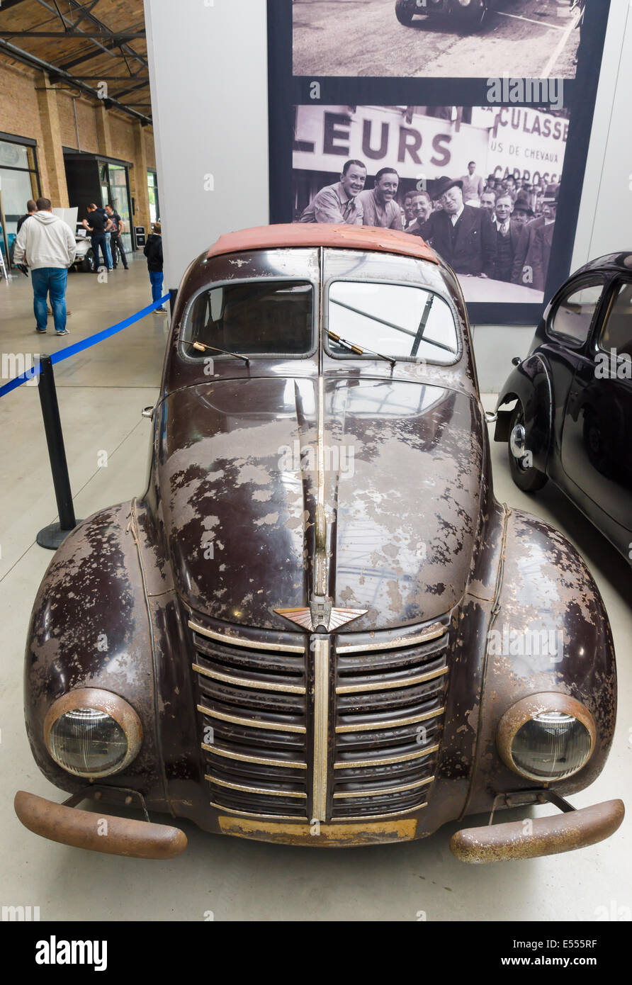 BERLIN, GERMANY - MAY 17, 2014: The compact car Hanomag 1,3 Liter (1940). 27th Oldtimer Day Berlin - Brandenburg Stock Photo