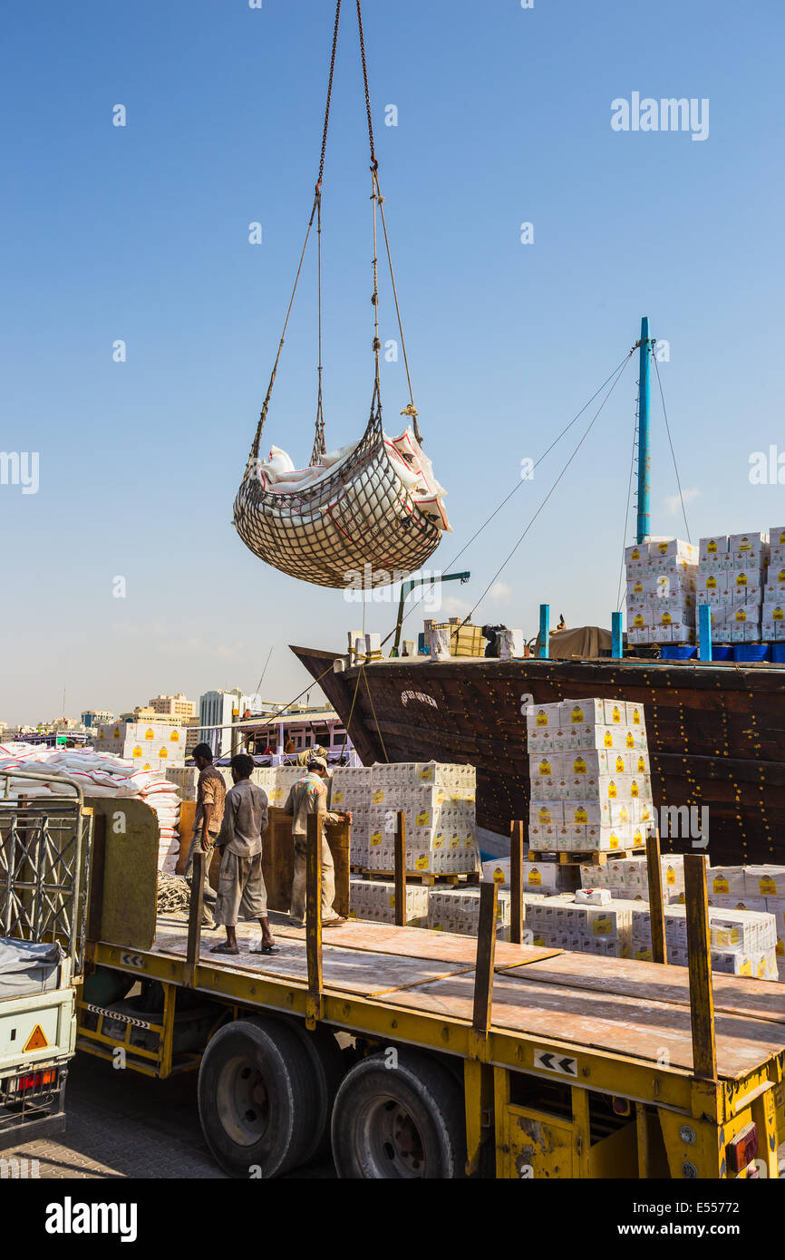 SHARJAH, UAE OCTOBER 29, 2013 Sharjah port. Sharjah is located along northern coast of