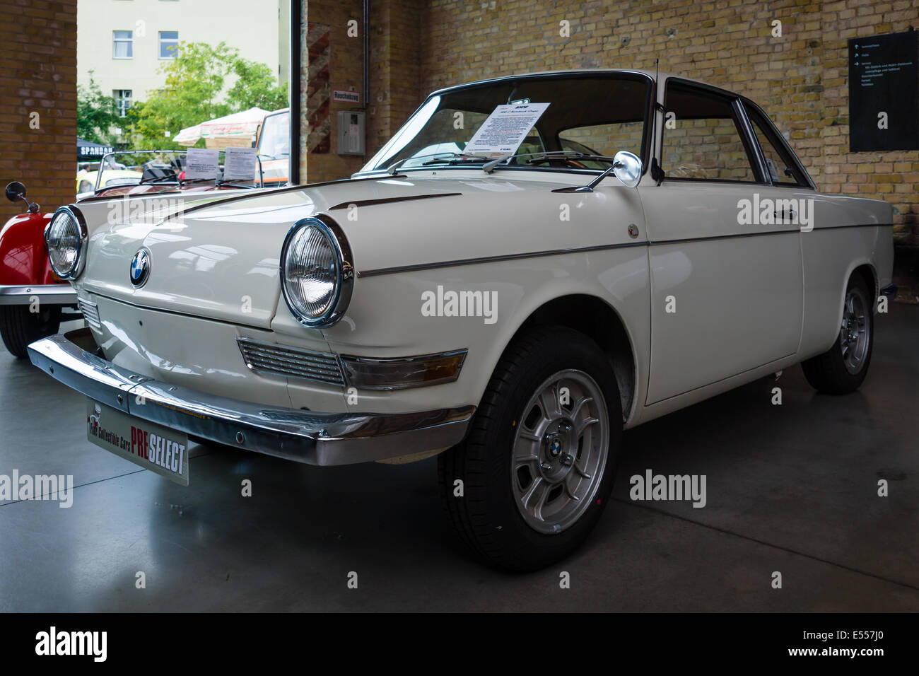 BERLIN, GERMANY - MAY 17, 2014: Small rear-engined car BMW 700 C Coupe ...
