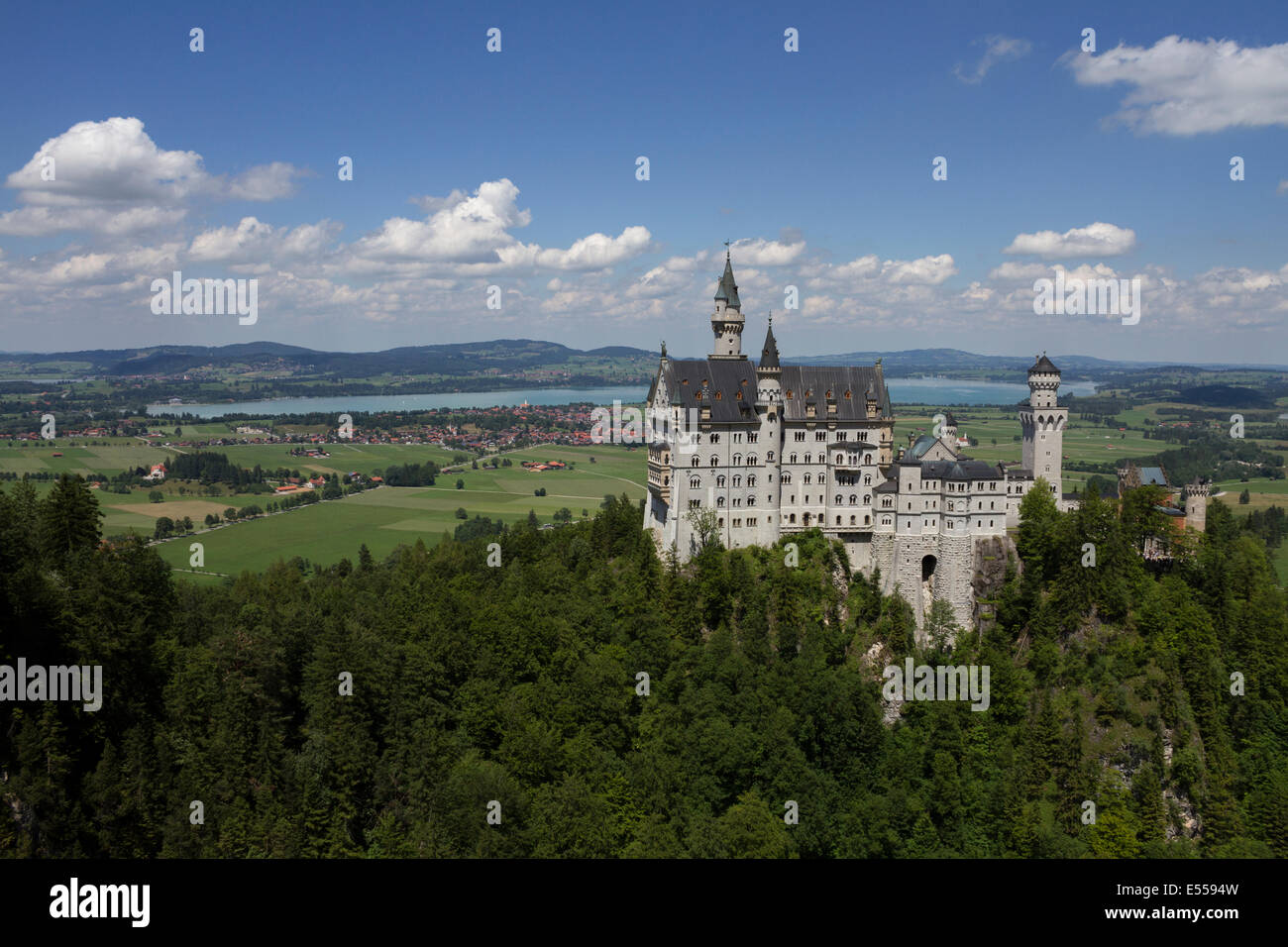 neuschwanstein castle Stock Photo
