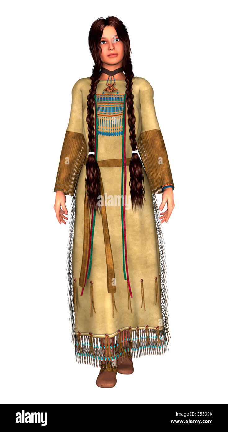 Native american indian woman walk hi-res photography and - Alamy