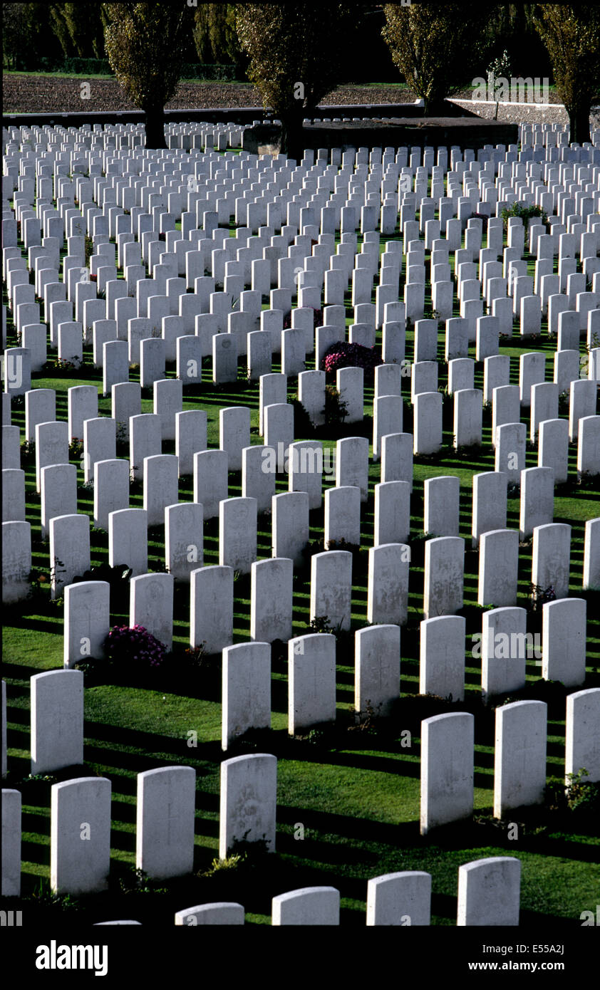 Ypres-Ieper WW1 Battlefield, 1914-1918, Belgium. Tyne Cot CWGC Cemetery ...