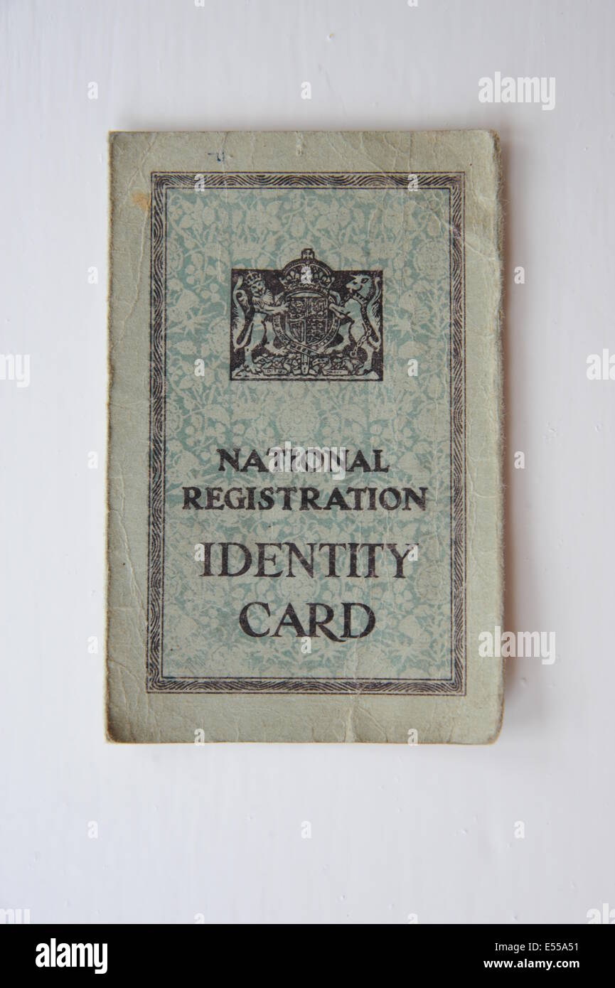 Exact Copy WW2 Police Identity Card & National Registration with Endorsements 