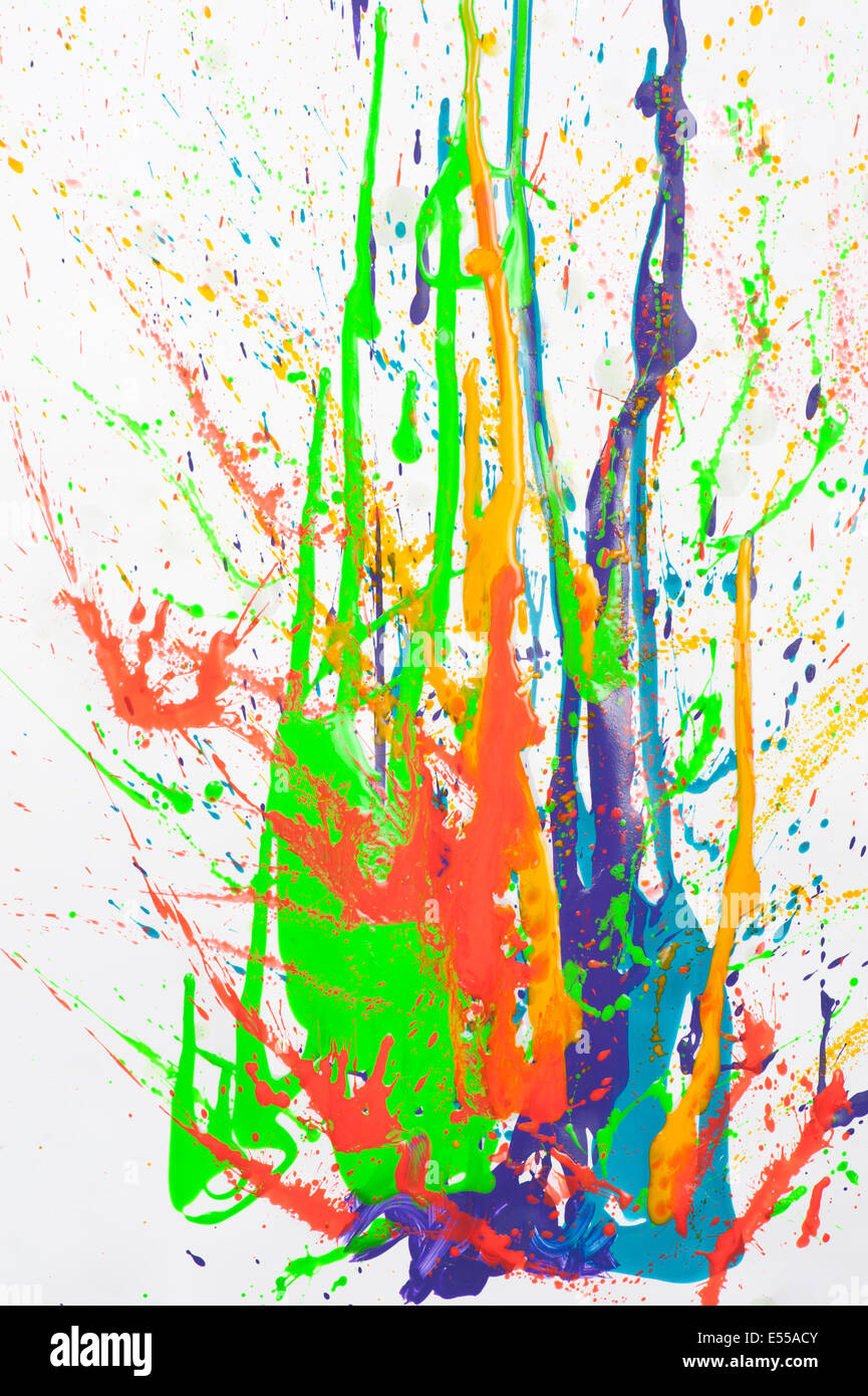 Blotch watercolor red blue hi-res stock photography and images - Alamy