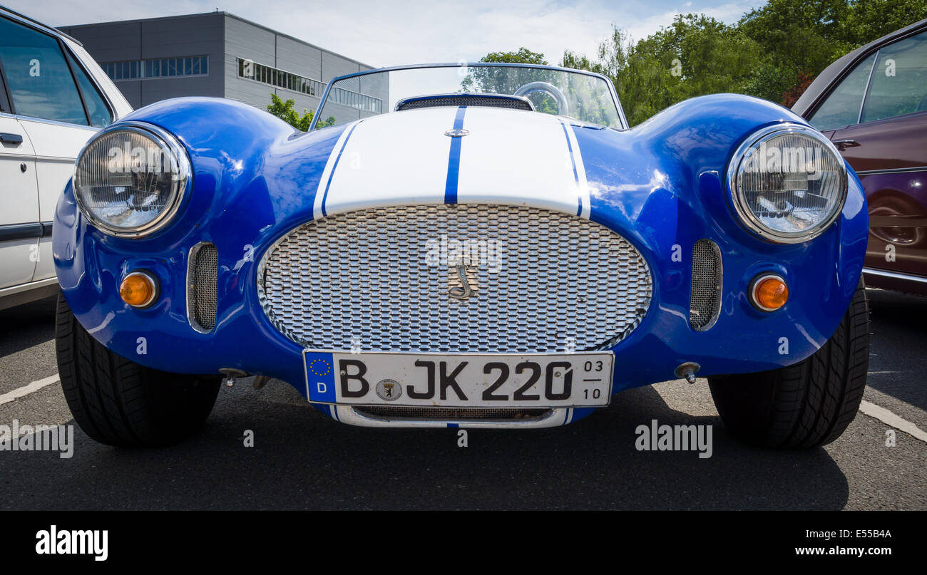 Replica sports car Shelby AC Cobra. Manufactured by Saier Automobilbau