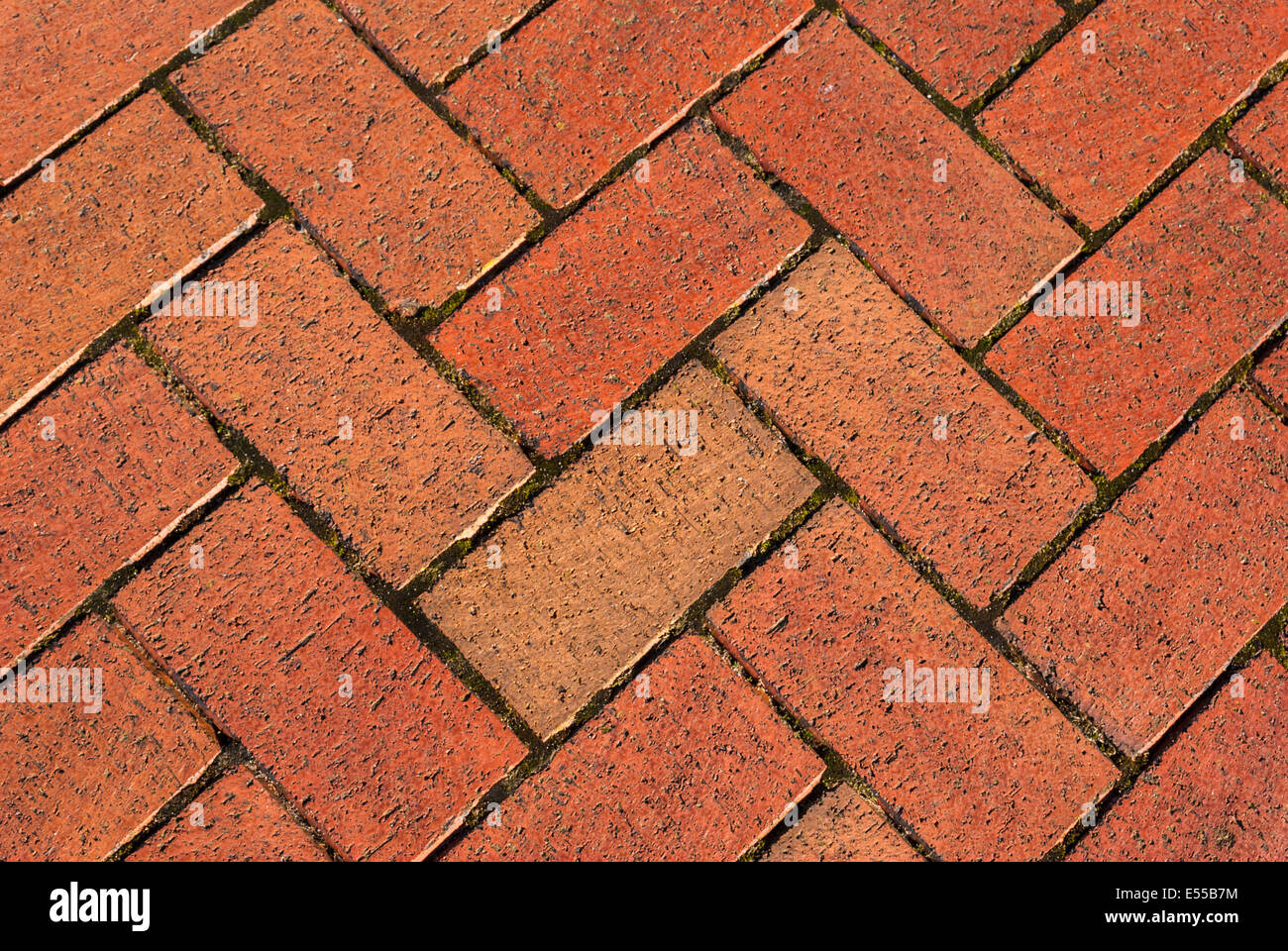 Parquet Brickwork flooring Stock Photo