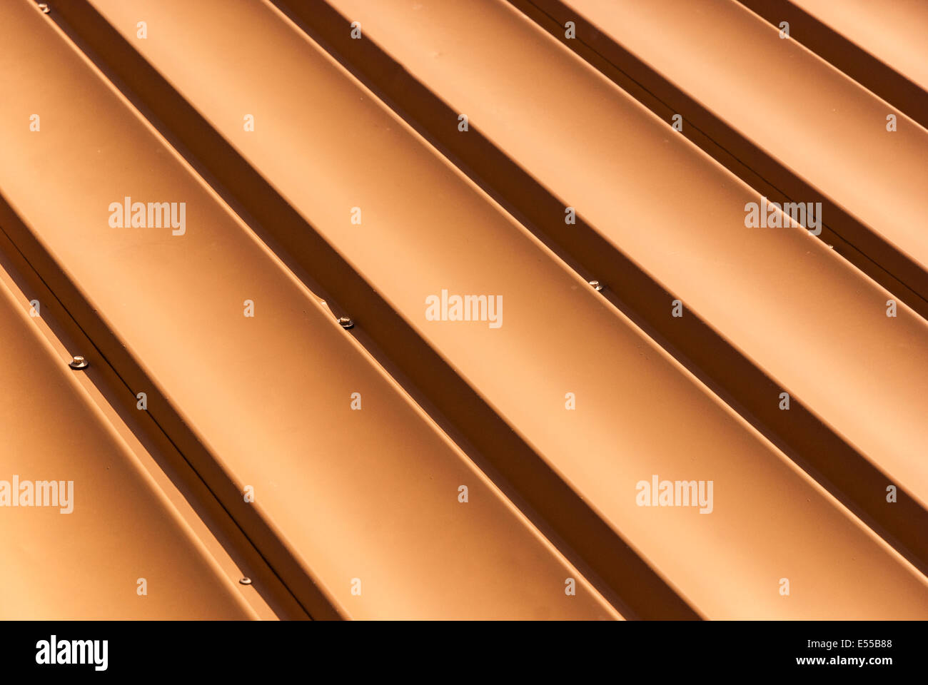 A photograph of cladding, wall covering taken on the diagonal Stock Photo