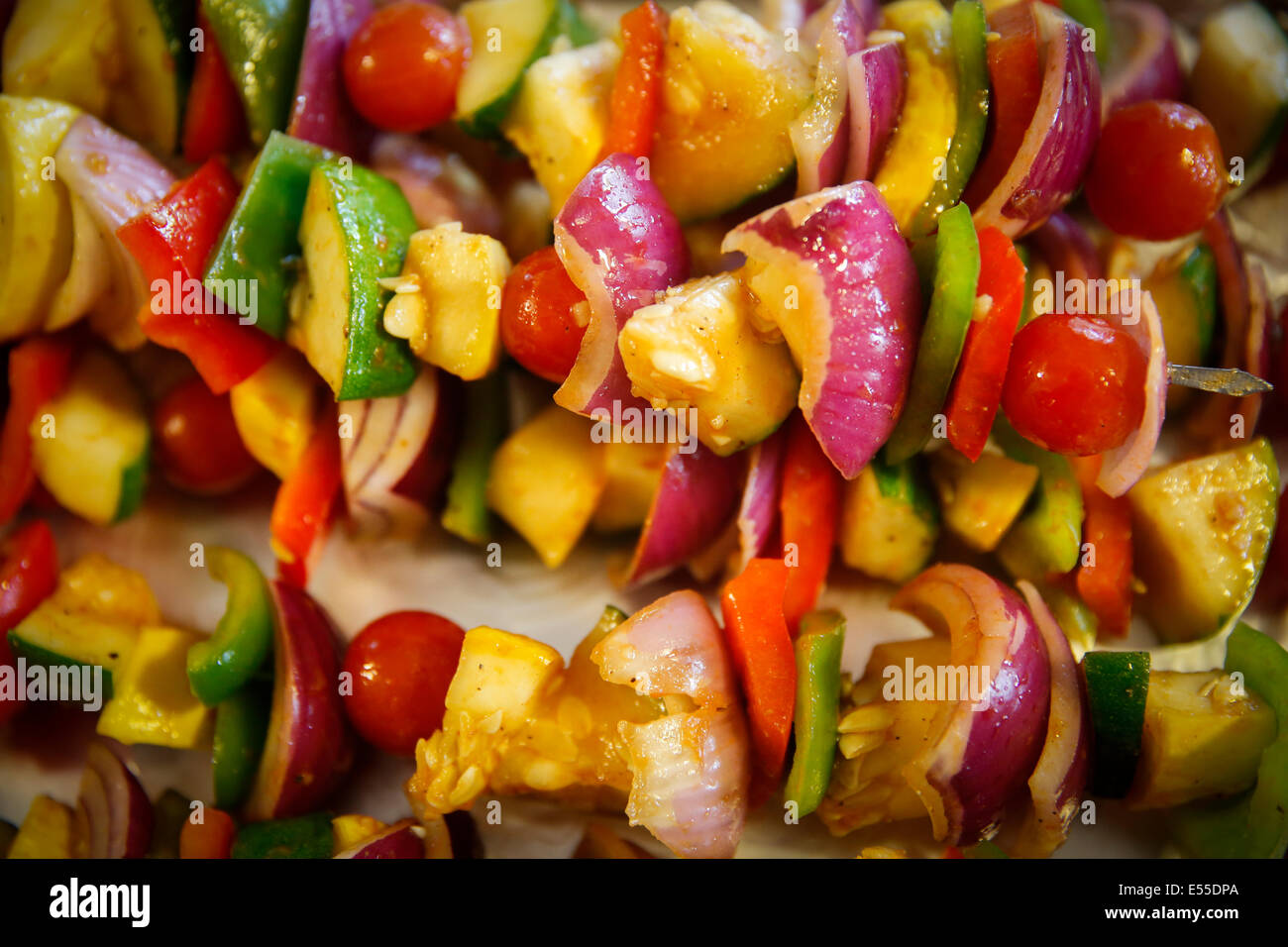 food cooking grilling vegetables grilled skewers onions peppers squash