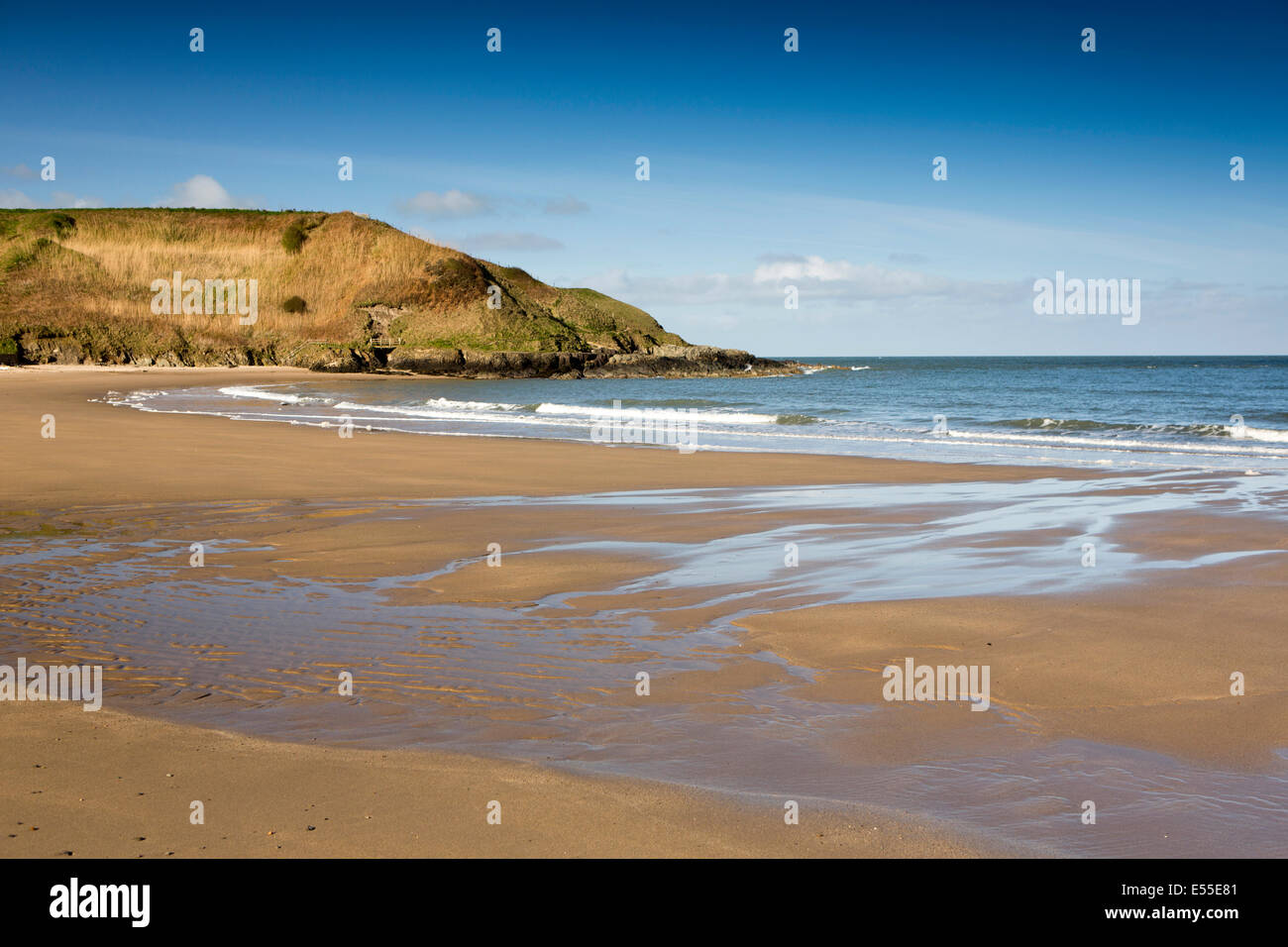 UK, Wales, Gwynedd, Lleyn peninsula, Porth Oer, Whistling Sands beach Stock Photo