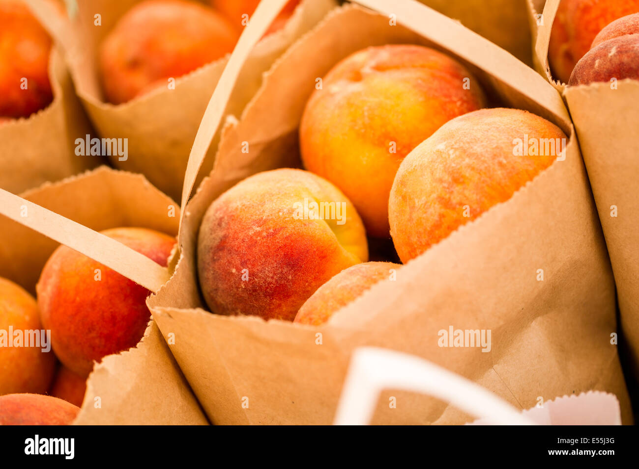 Fresh organic produce on sale at the local farmers market Stock Photo ...