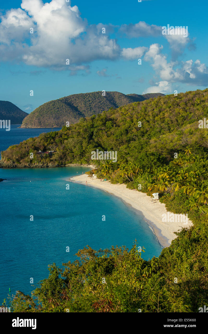 Trunk Bay and Beach on the Caribbean Island of St John in the US Virgin