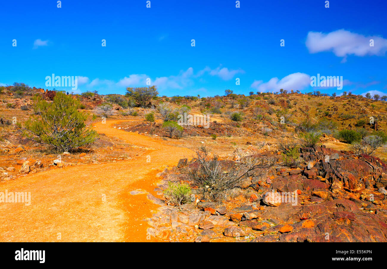 Sculpture park outback landscape Broken Hill New South Wales Australia