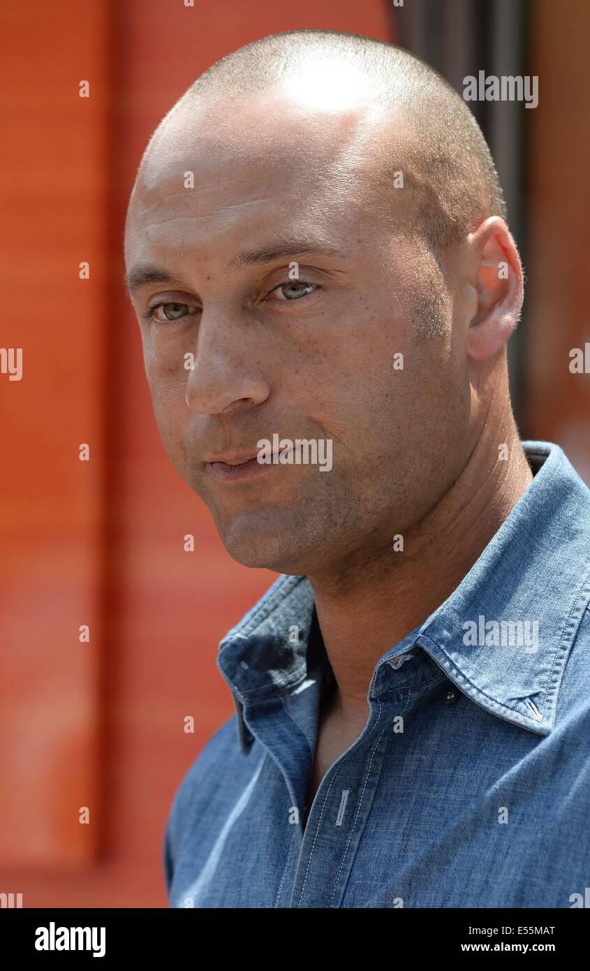 New York, NY, USA. 21st July, 2014. Derek Jeter at a public appearance ...