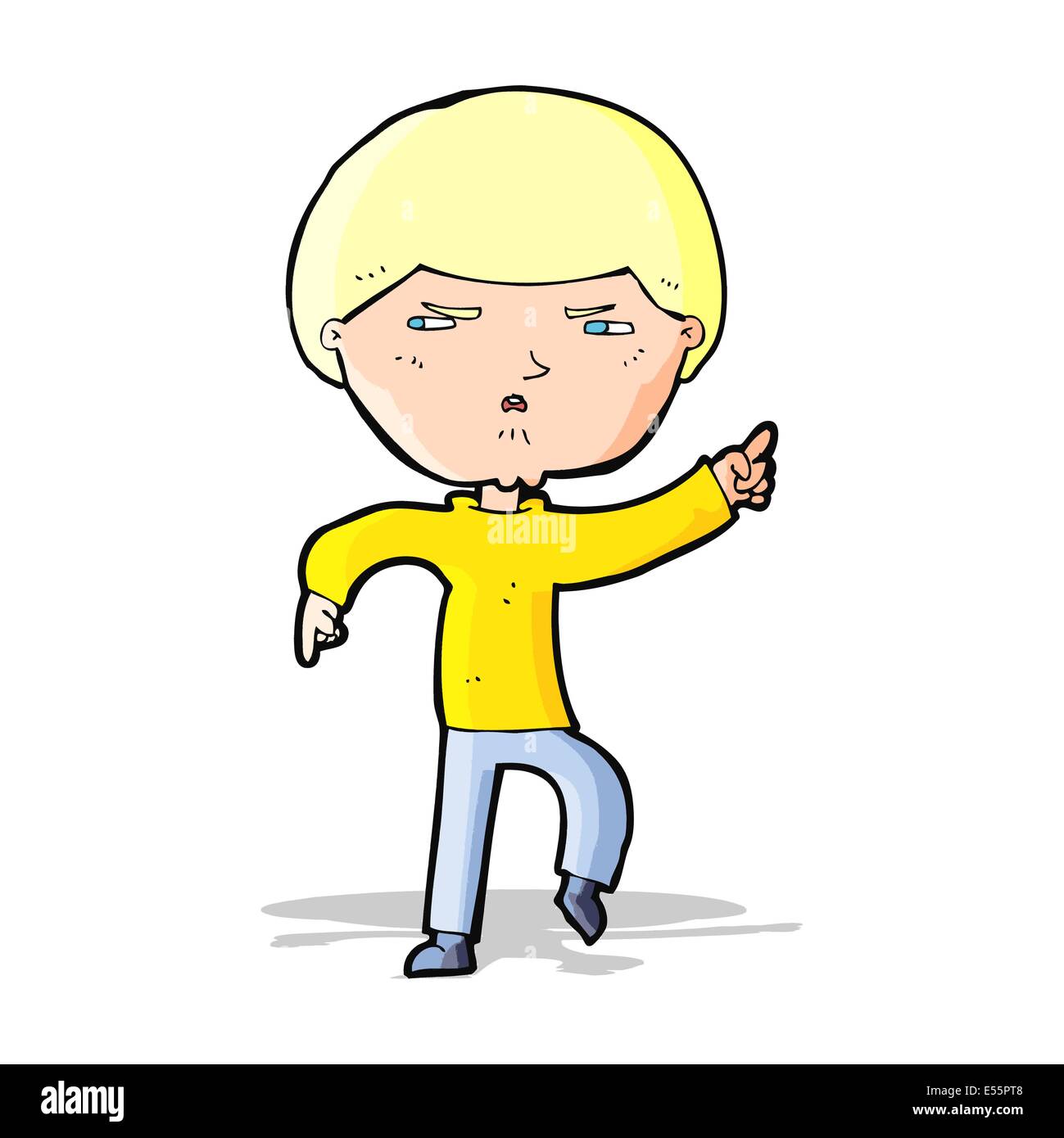 cartoon annoyed man Stock Vector Image & Art Alamy