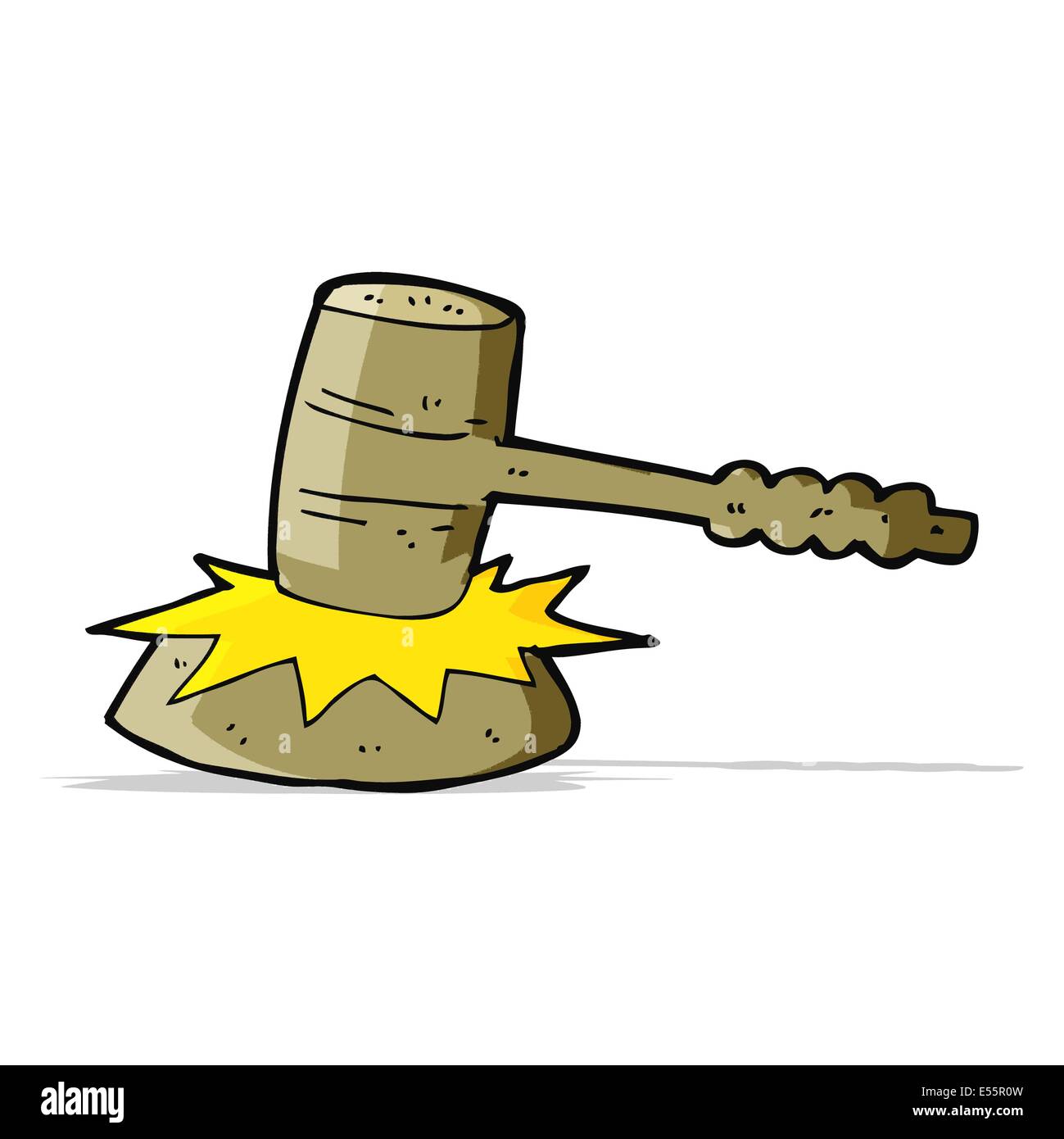 cartoon gavel banging Stock Vector Image & Art - Alamy