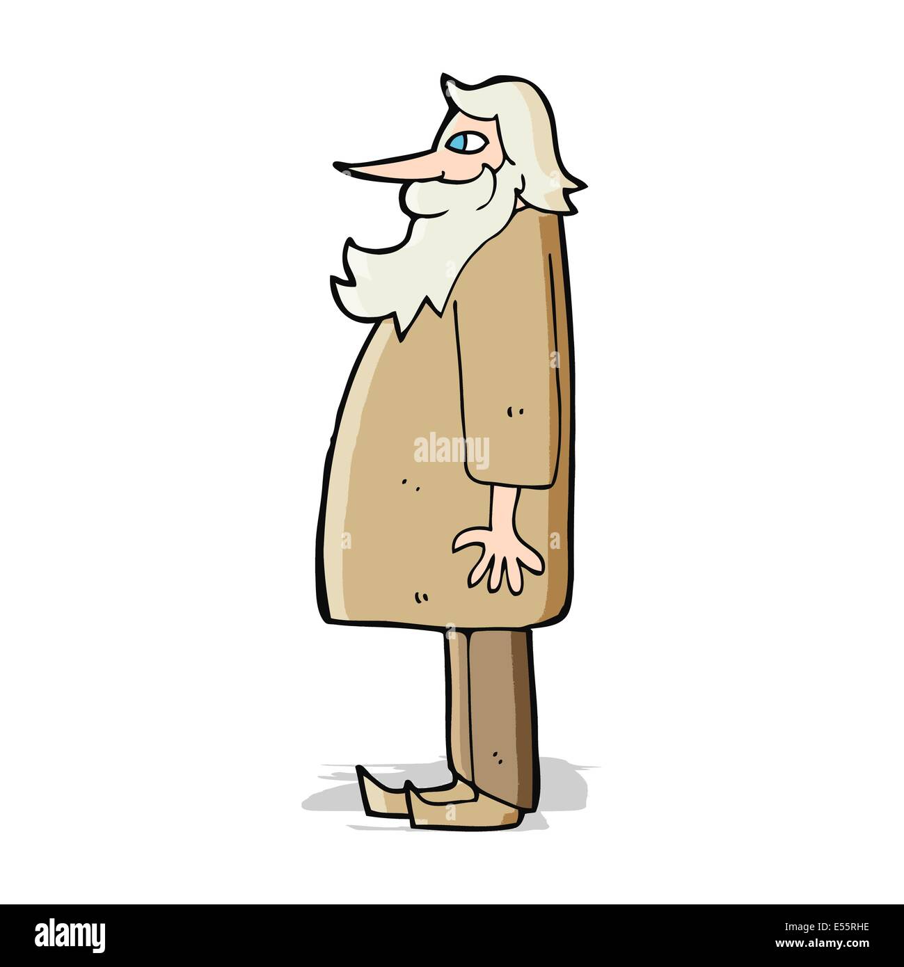 cartoon bearded old man Stock Vector Image & Art - Alamy