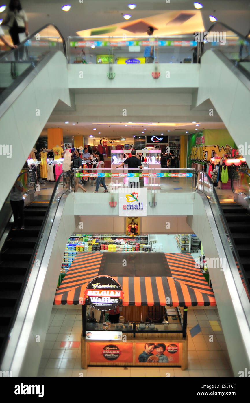 Elizabeth Mall Cebu City Philippines Stock Photo