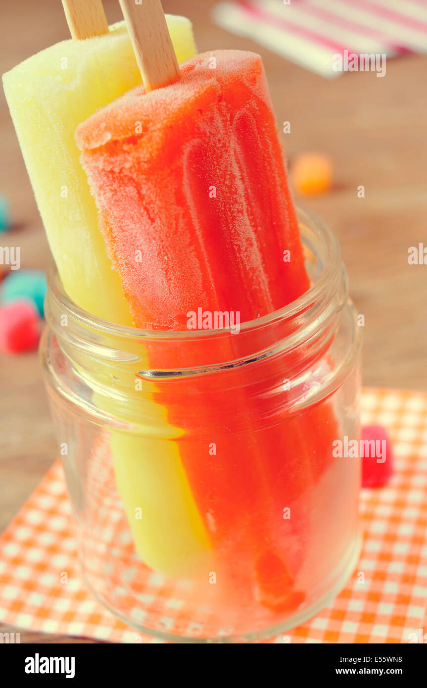 Ice pops in freezer hires stock photography and images Alamy