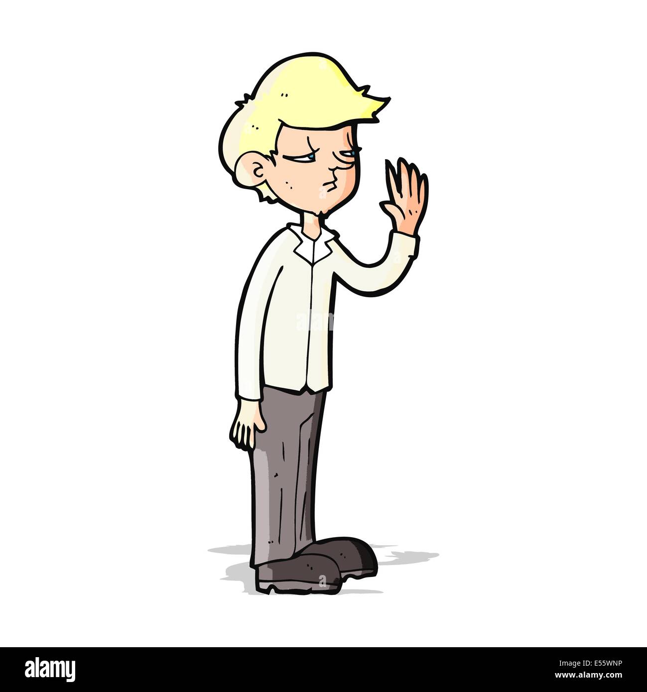 arrogant person cartoon clipart