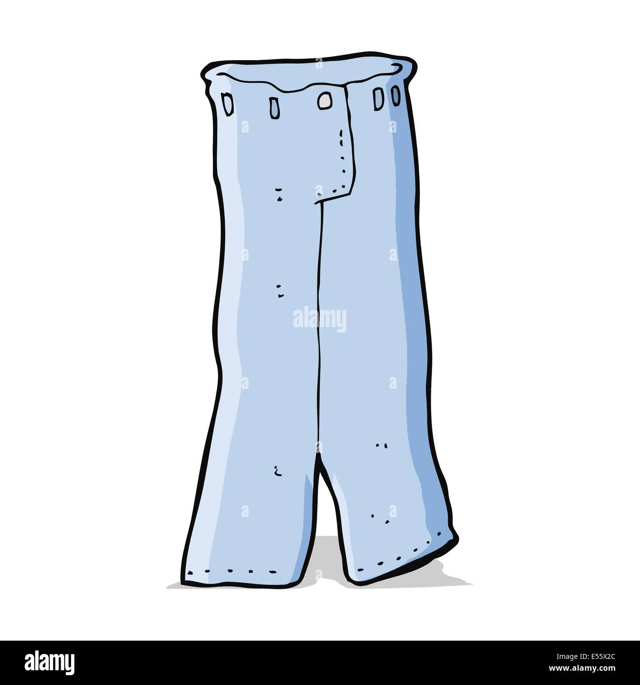cartoon pair of jeans Stock Vector Image & Art - Alamy