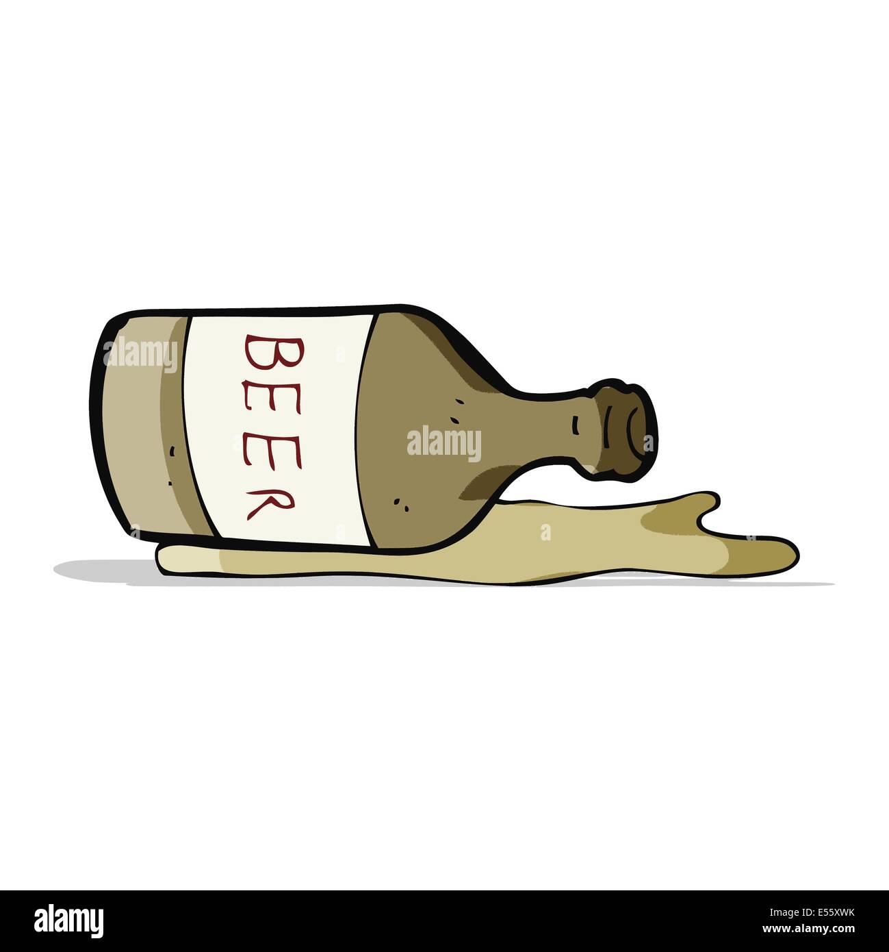 cartoon spilled beer Stock Vector Image & Art Alamy