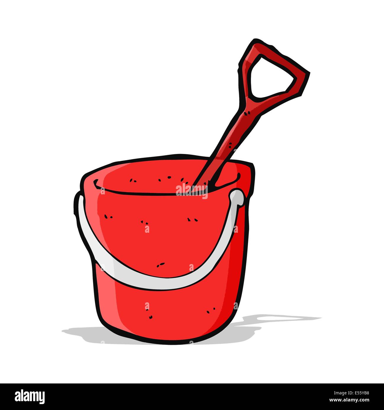 cartoon bucket and spade Stock Vector Image & Art Alamy