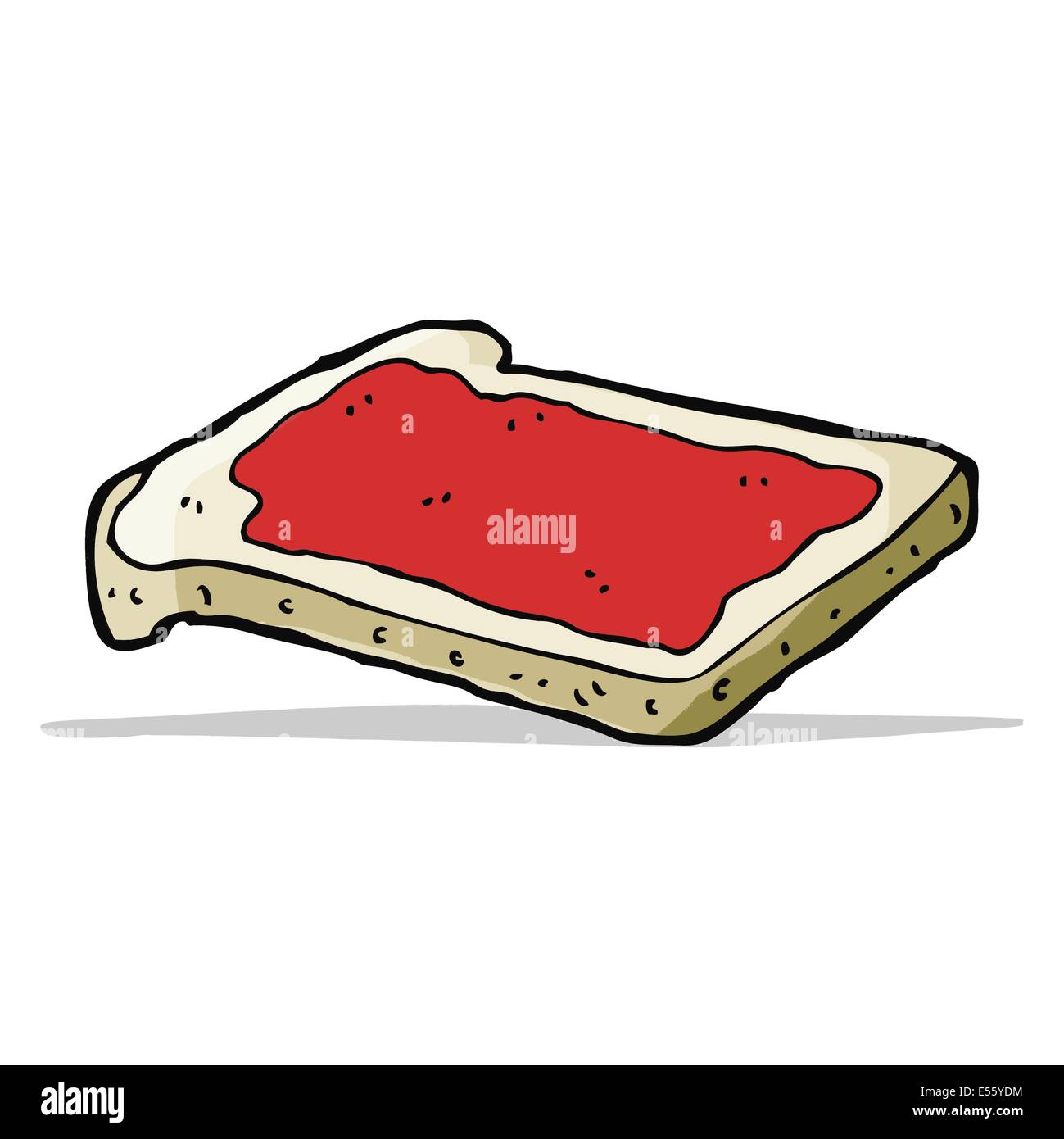 cartoon jam on toast Stock Vector Image & Art Alamy