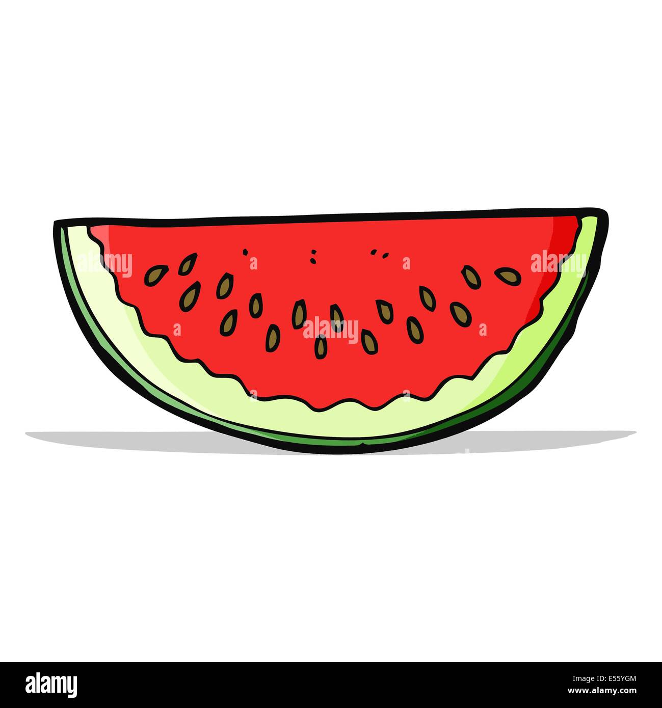cartoon watermelon slice Stock Vector Image & Art - Alamy