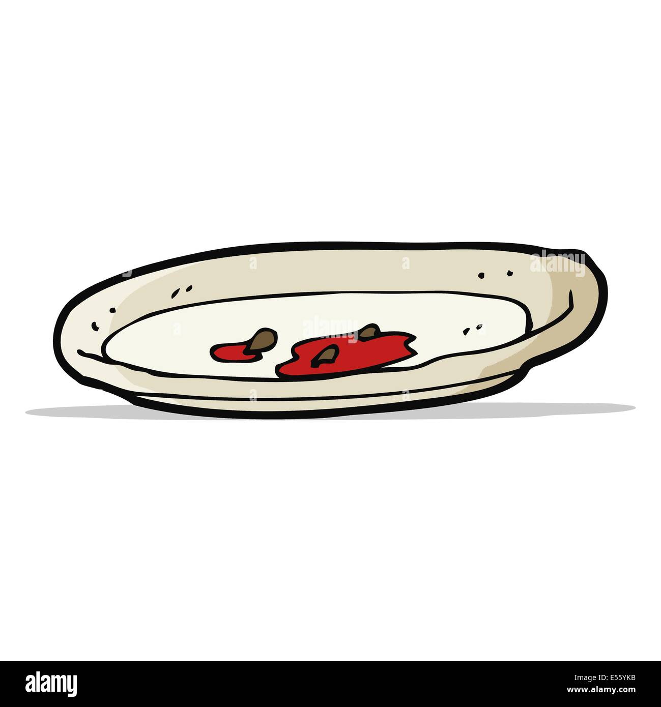 cartoon empty plate Stock Vector Image & Art Alamy