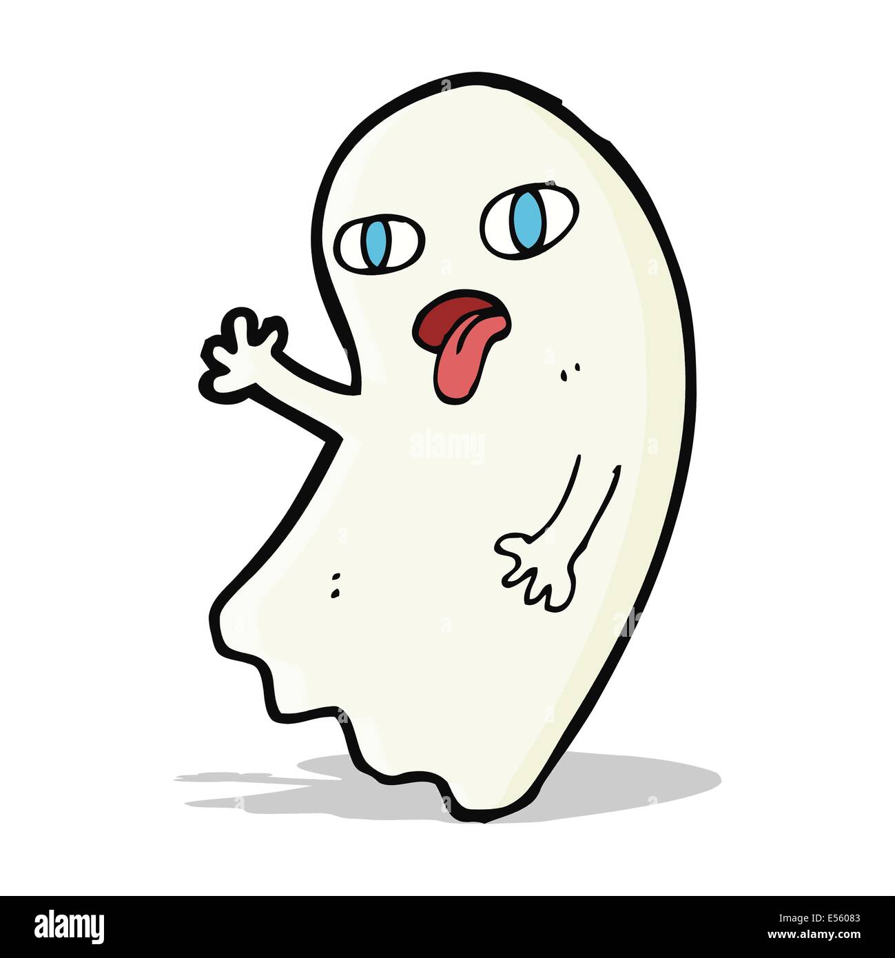 funny cartoon ghost Stock Vector Image & Art - Alamy