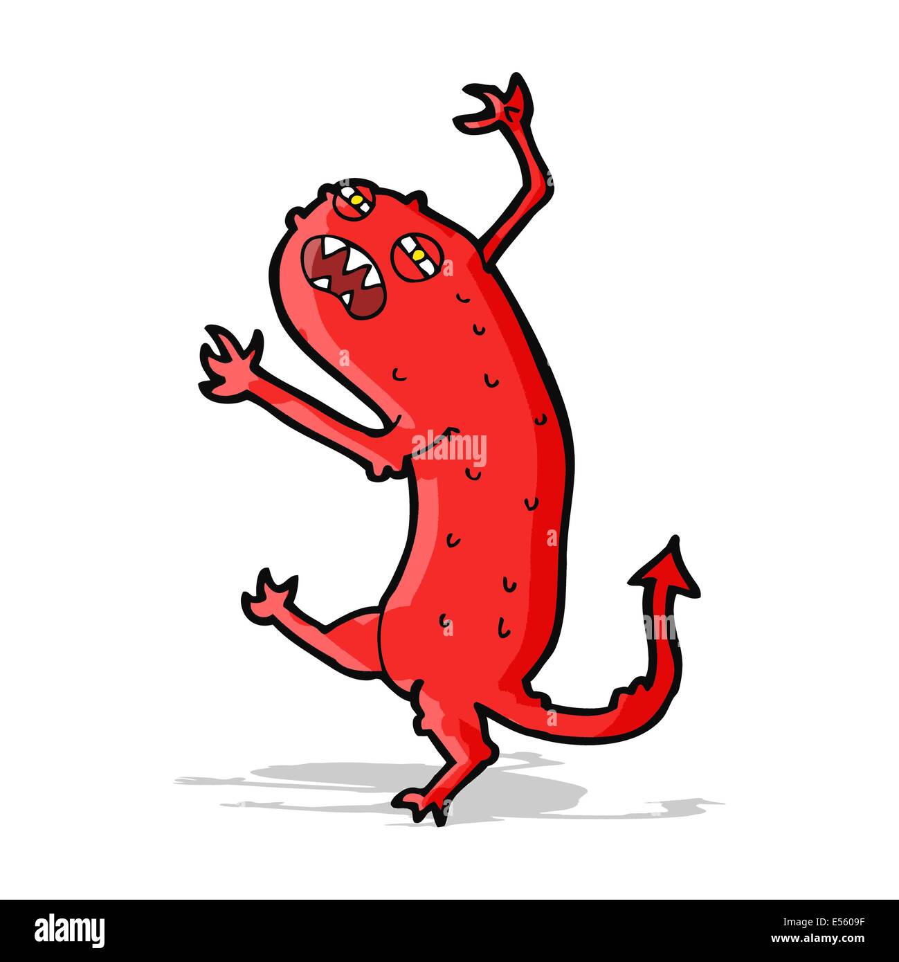 cartoon little monster Stock Vector Image & Art - Alamy