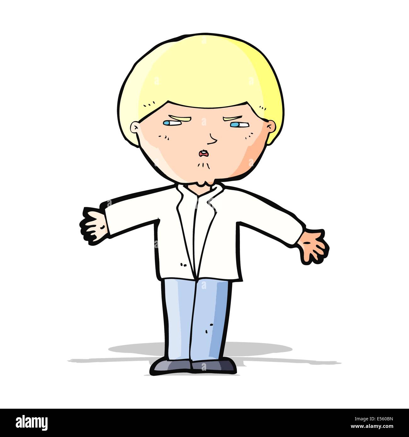 cartoon annoyed man Stock Vector Image & Art Alamy