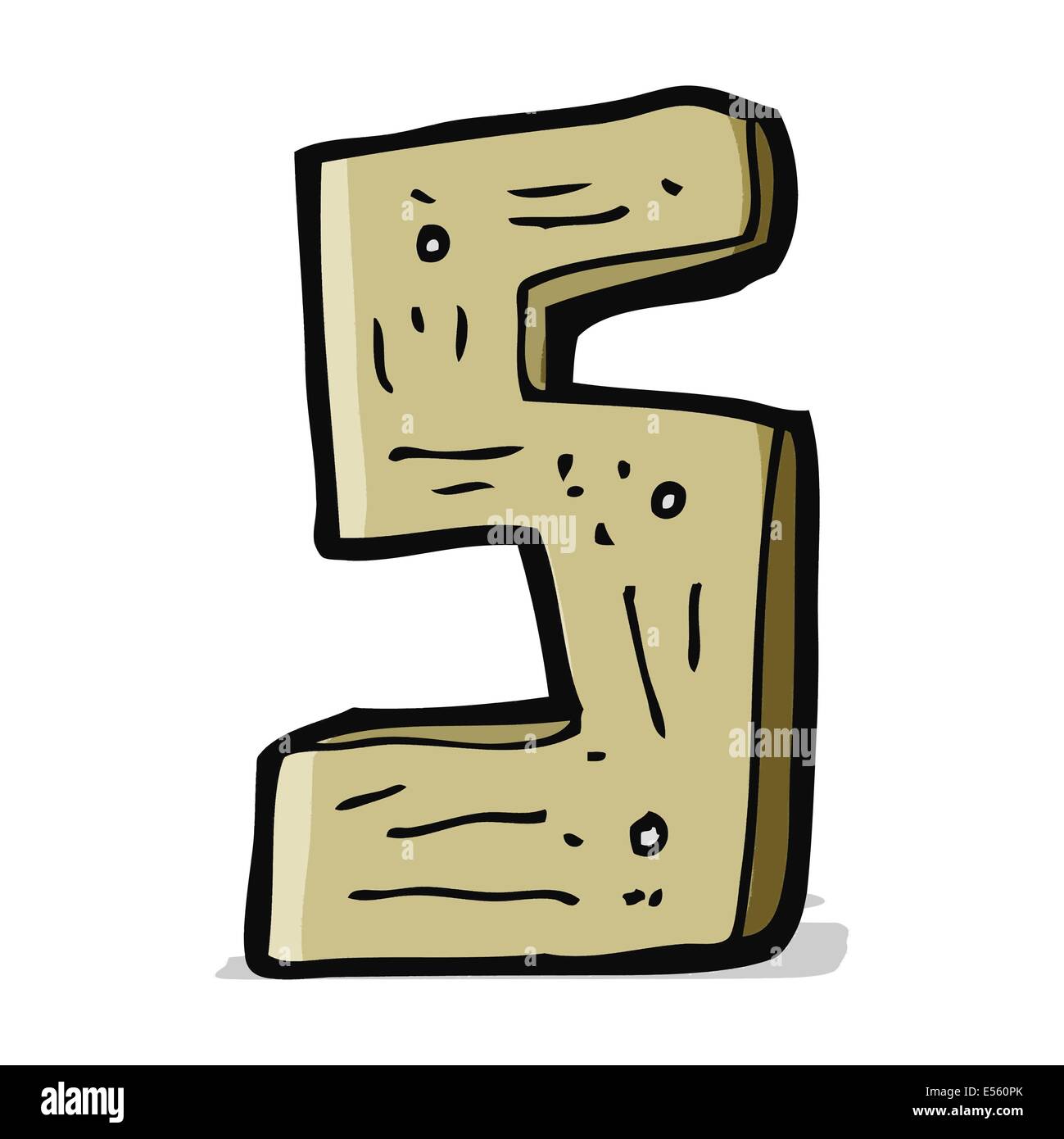 cartoon wooden number Stock Vector Image & Art - Alamy