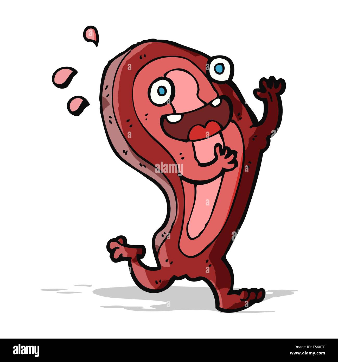 meat cartoon character Stock Vector Image & Art - Alamy