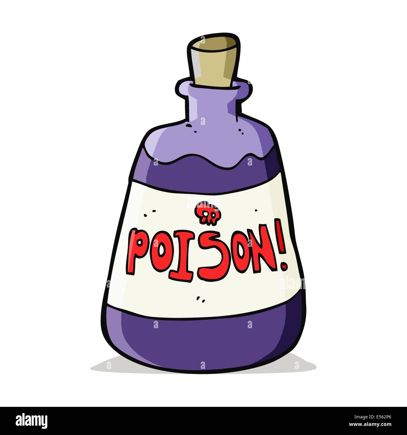 cartoon bottle of poison Stock Vector Image & Art Alamy