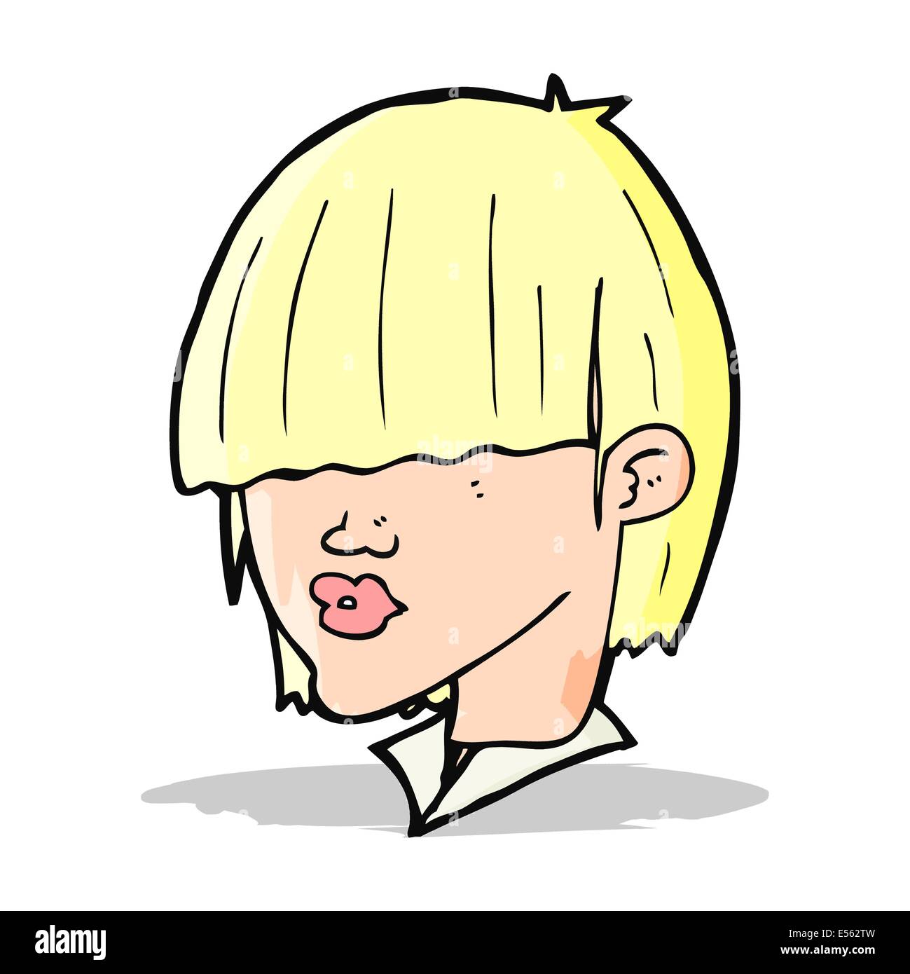 cartoon fashion haircut Stock Vector Image & Art - Alamy