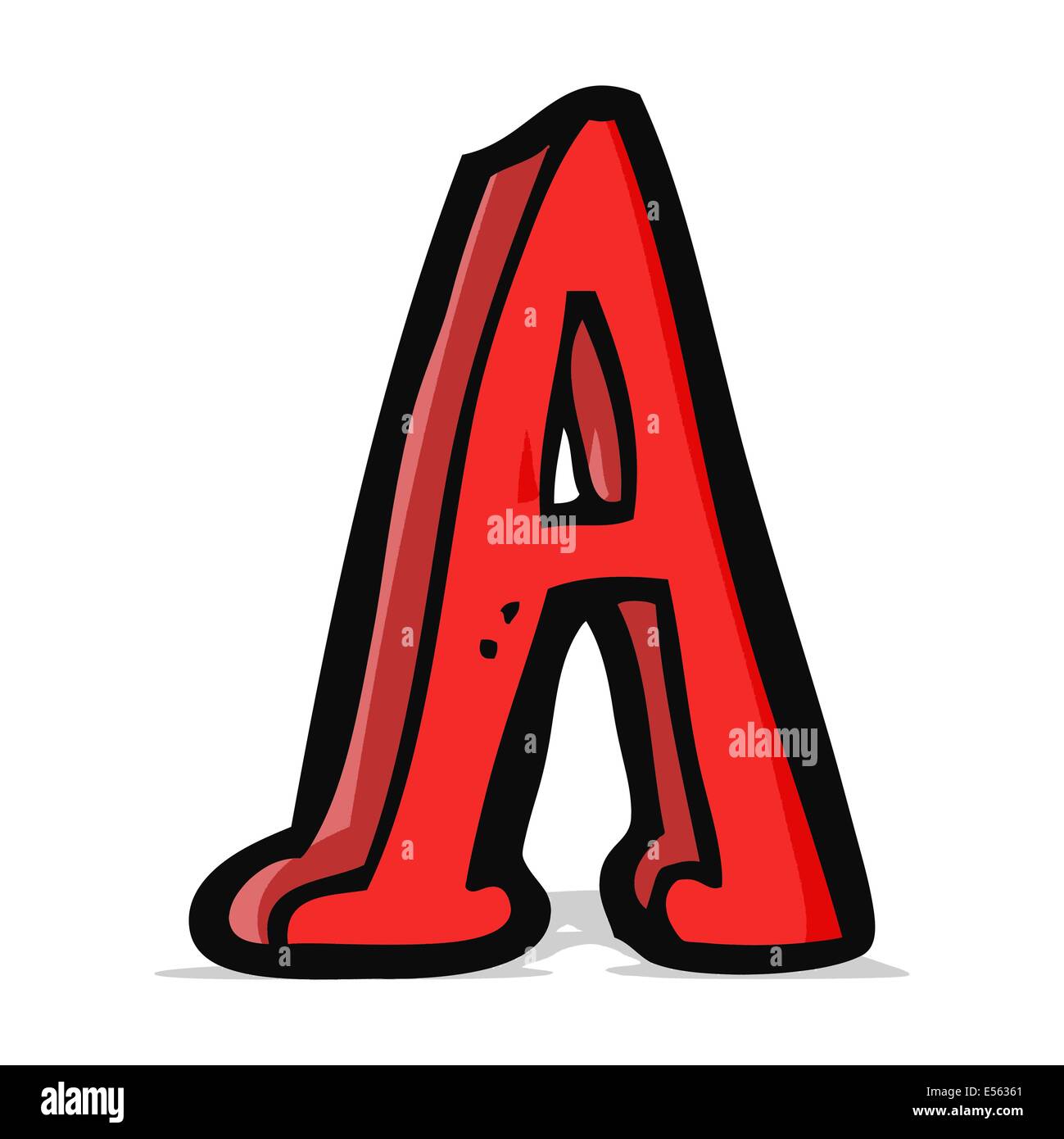 cartoon letter A Stock Vector Image & Art - Alamy