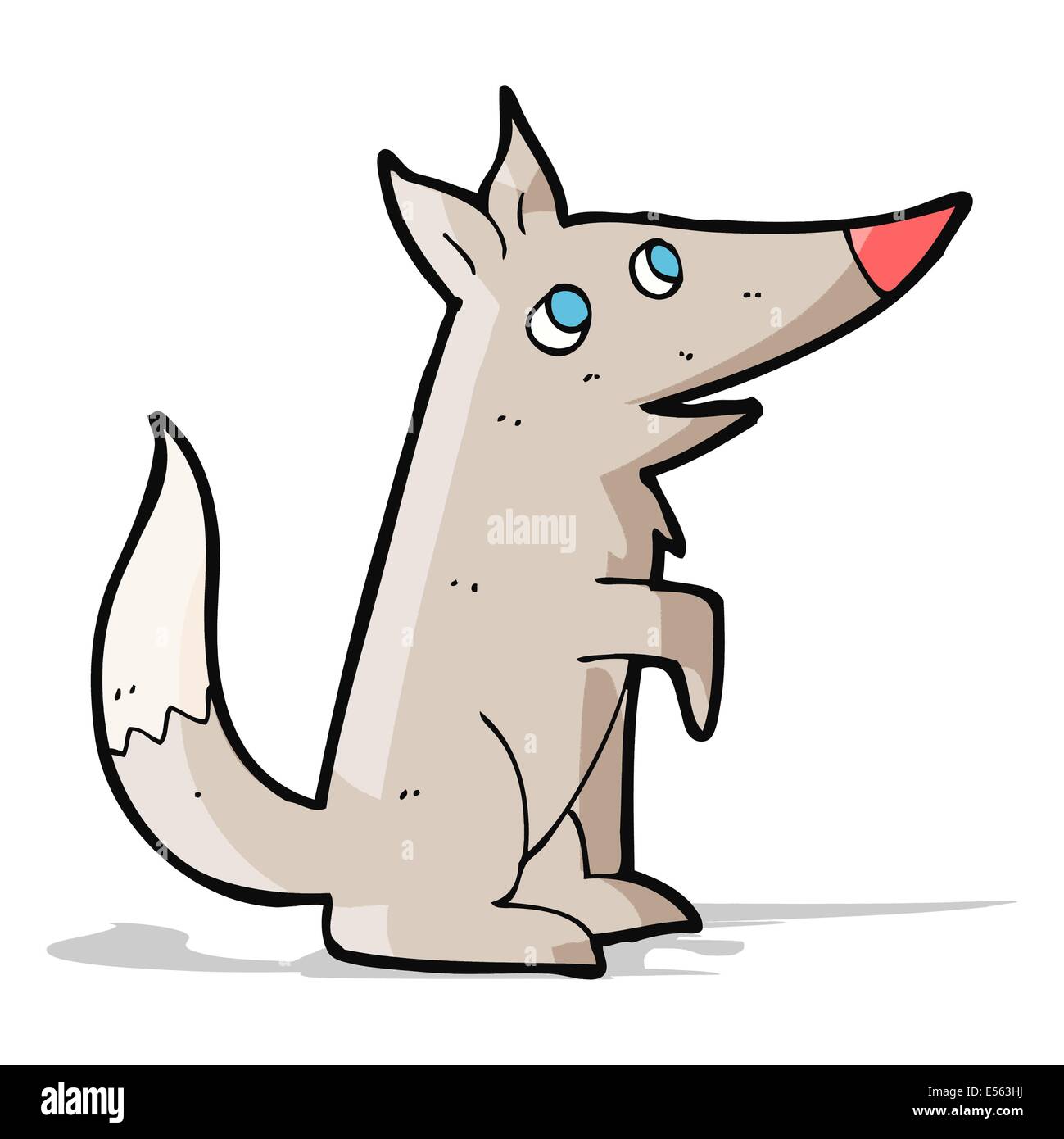 cartoon wolf cub Stock Vector Image & Art Alamy