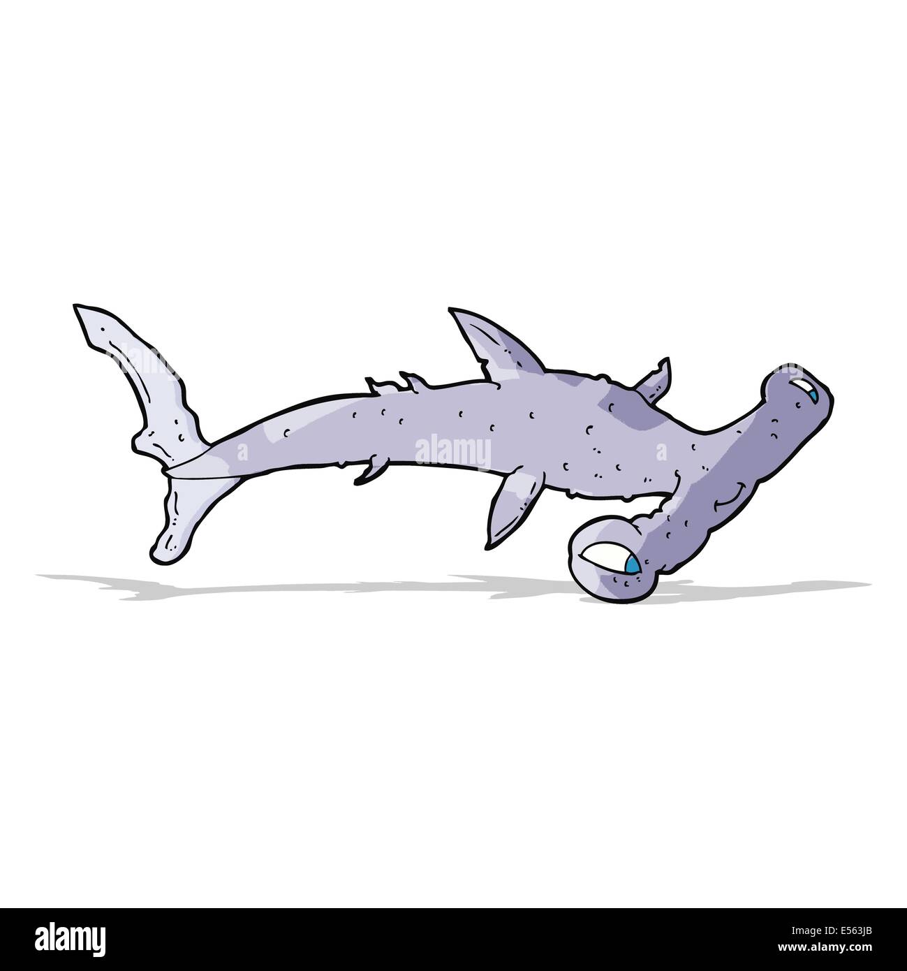 cartoon hammerhead shark Stock Vector Image & Art - Alamy