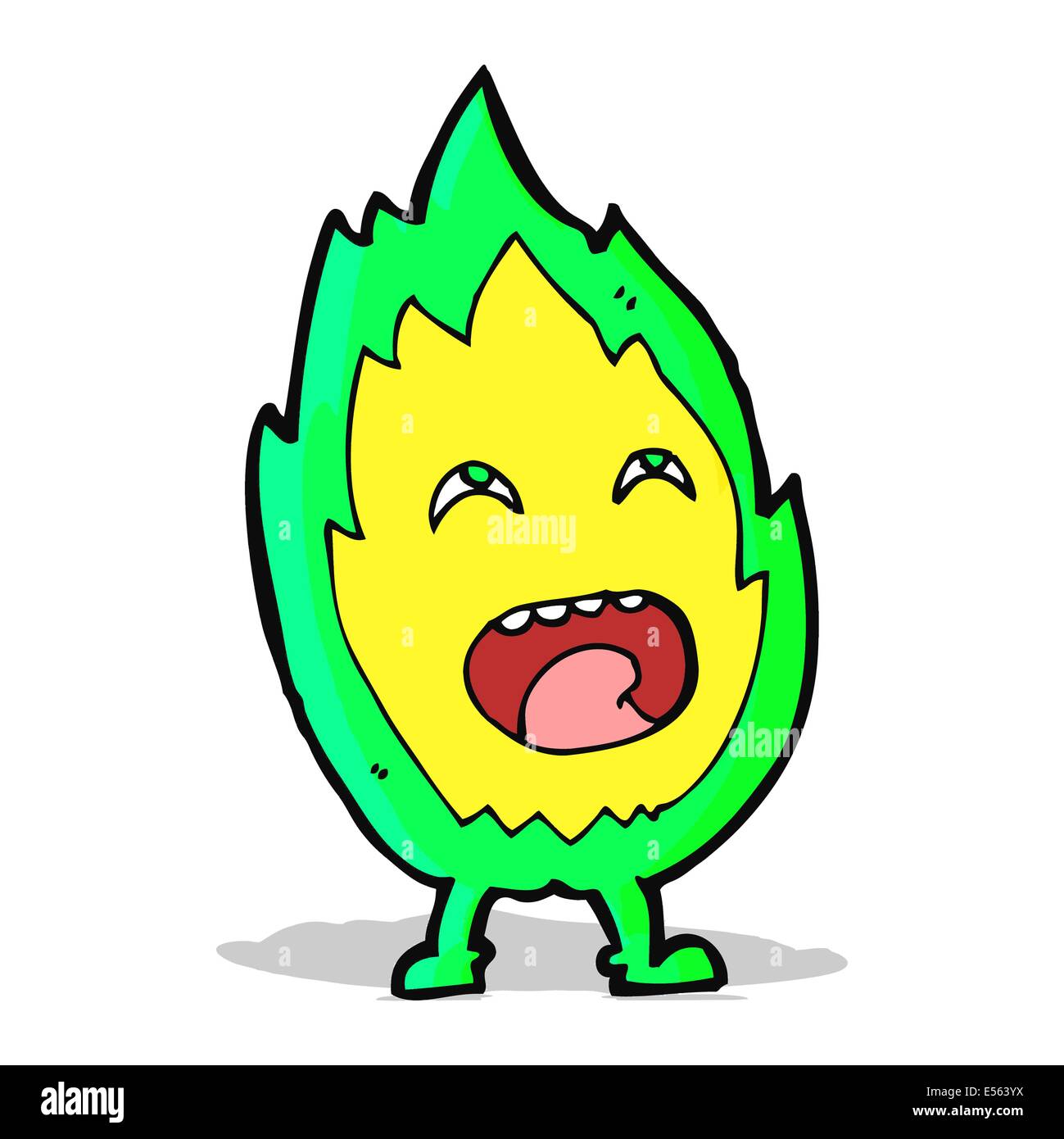 cartoon flame character Stock Vector Image & Art Alamy