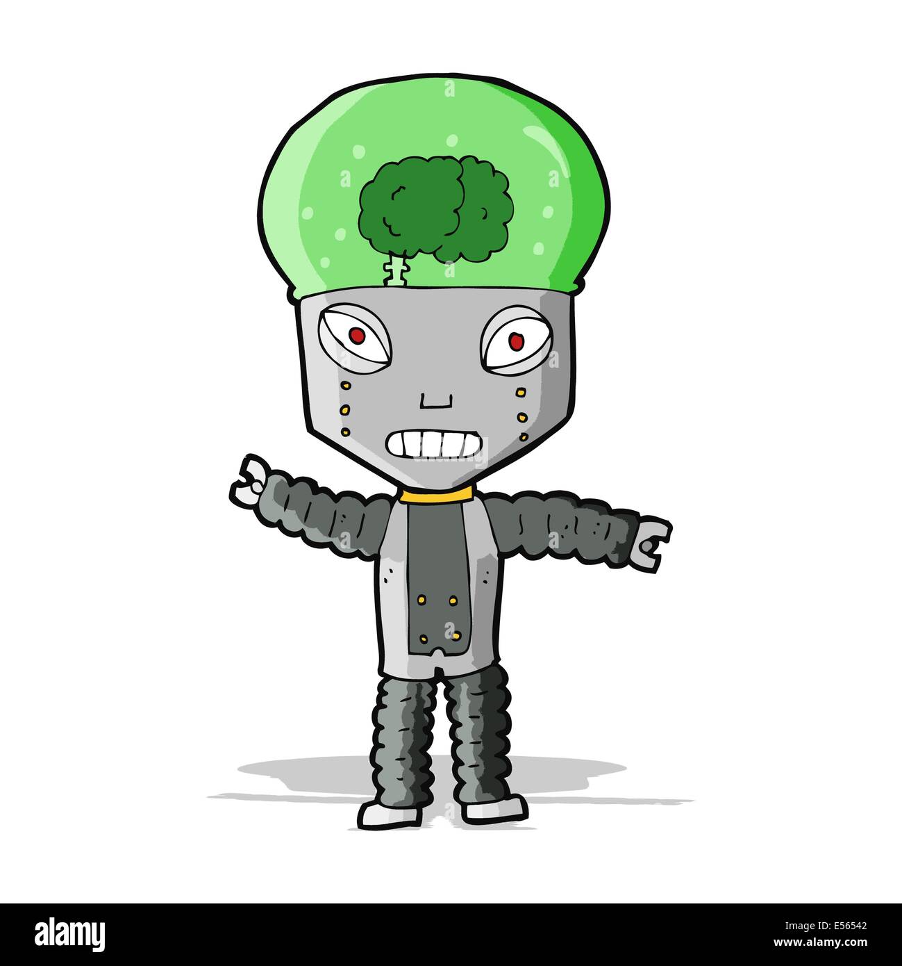cartoon future robot Stock Vector Image & Art - Alamy