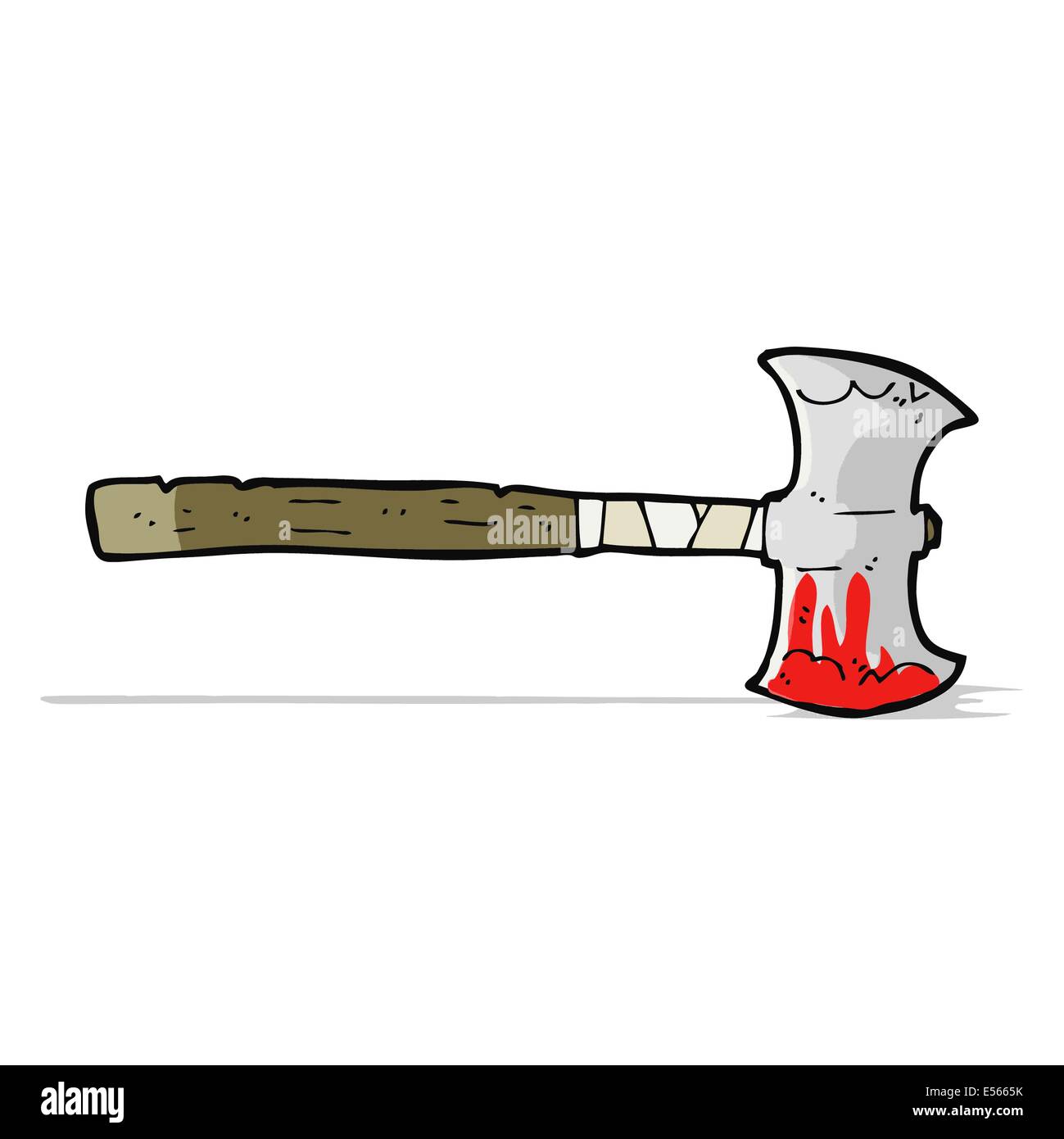 Cartoon Double Sided Axe Stock Vector Image Art Alamy