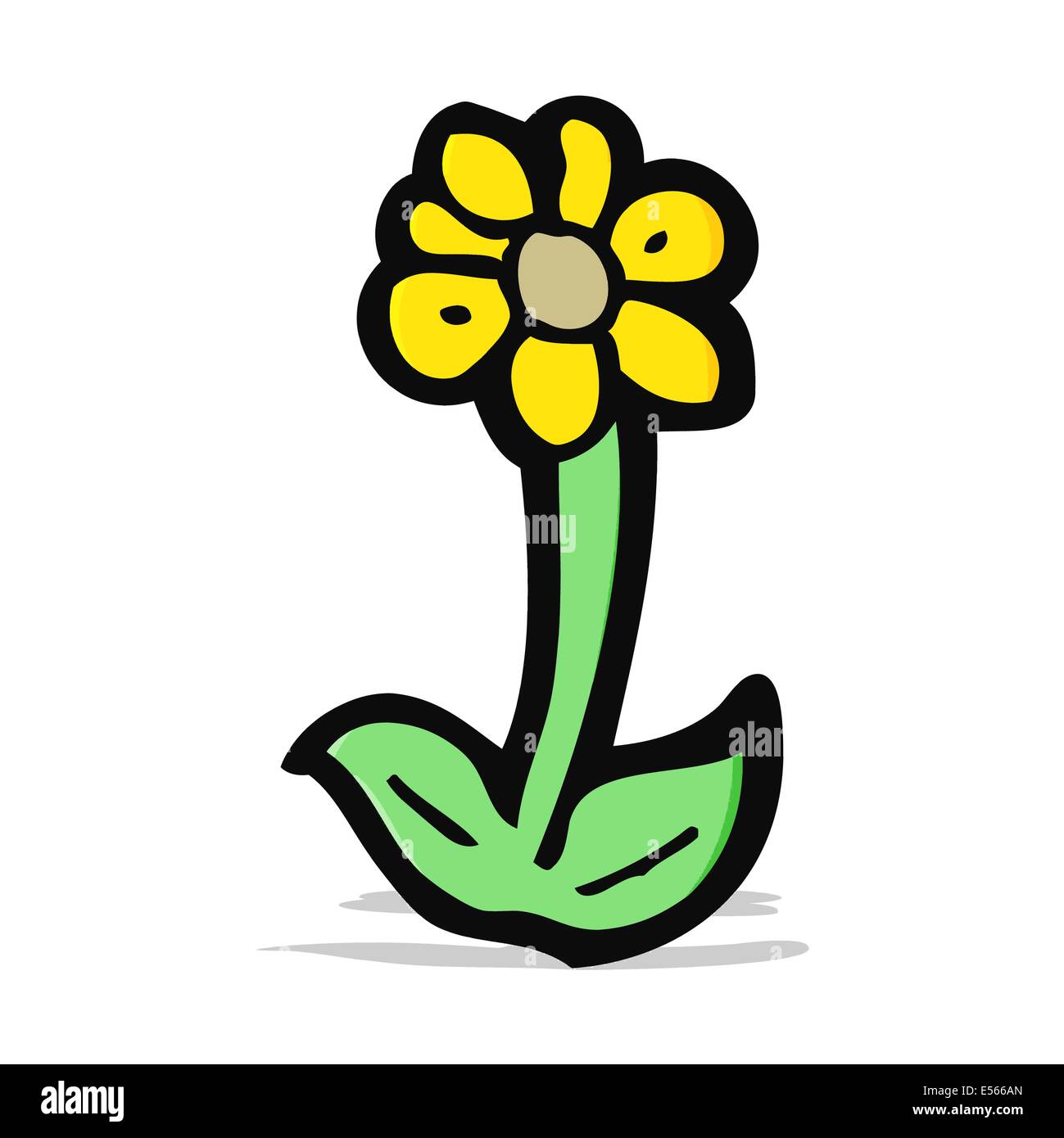 cartoon flower symbol Stock Vector Image & Art - Alamy