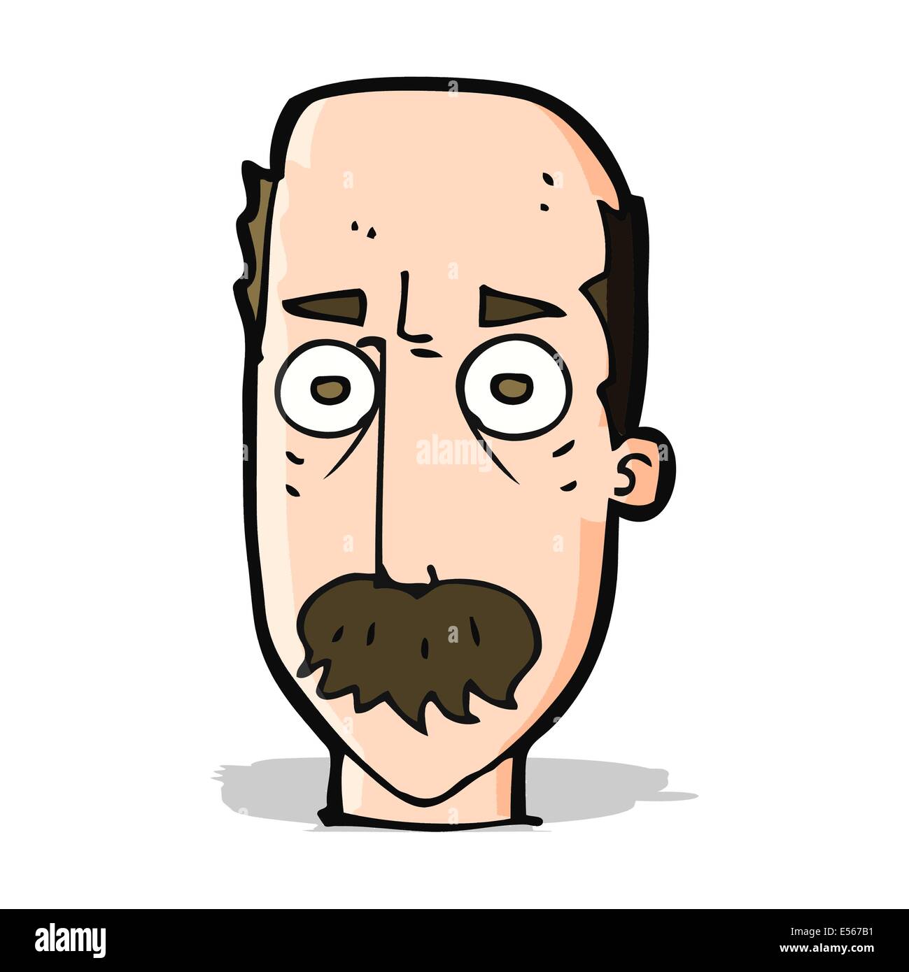 cartoon man with mustache Stock Vector Image & Art Alamy