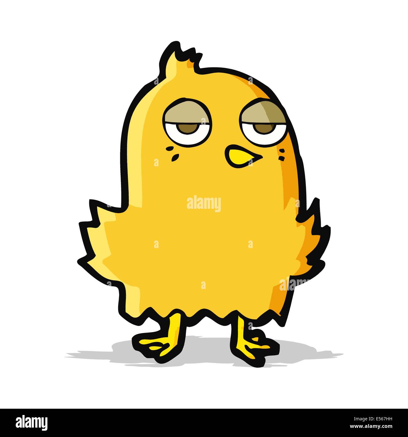 cartoon bored bird Stock Vector Image & Art - Alamy