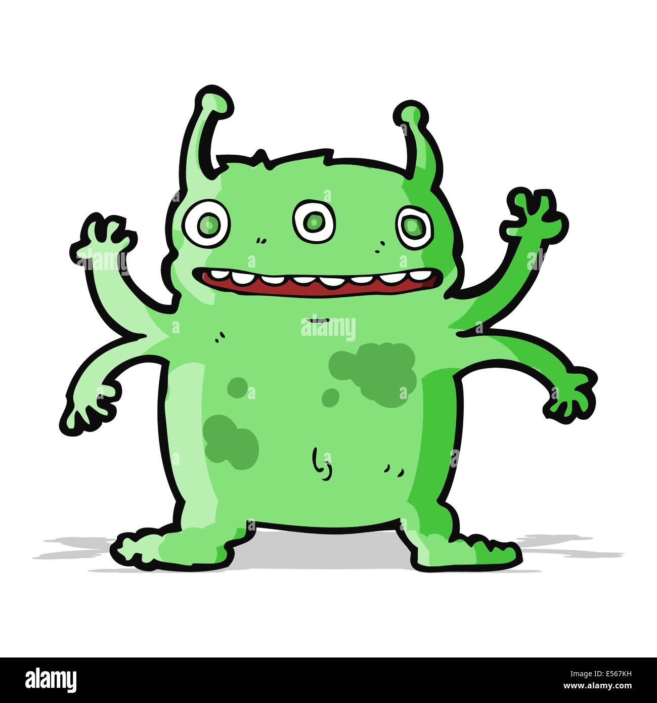 cartoon alien monster Stock Vector Image & Art - Alamy