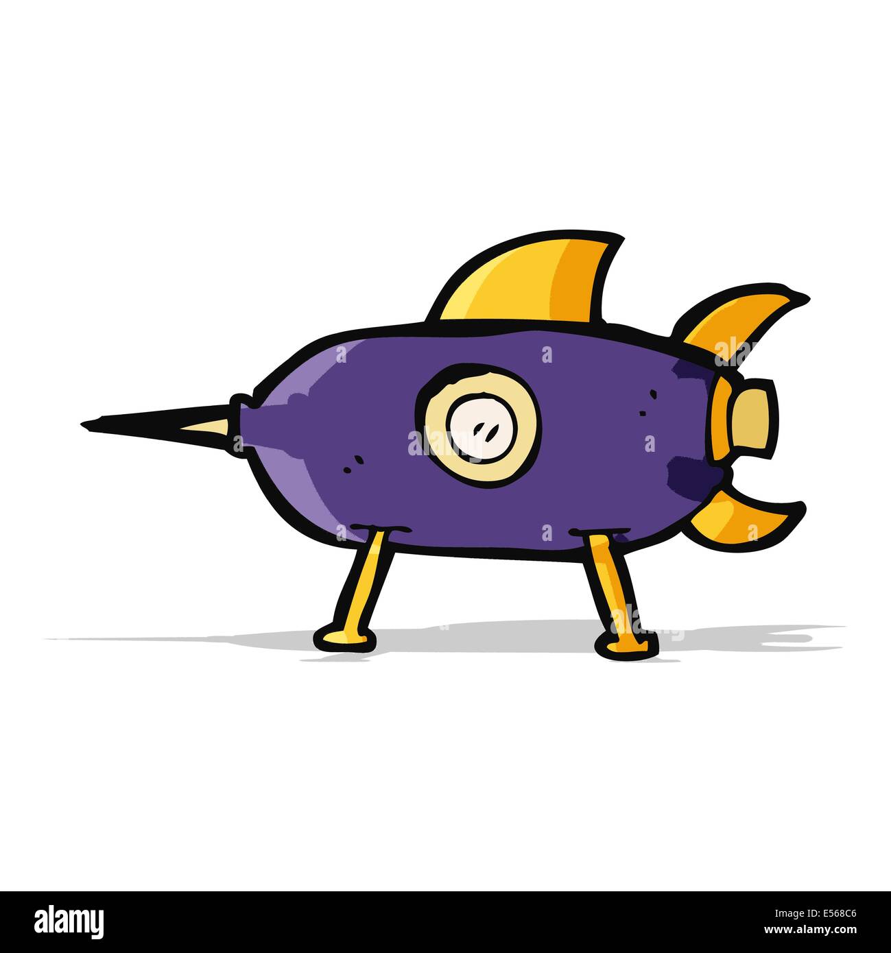 cartoon space rocket Stock Vector Image & Art - Alamy