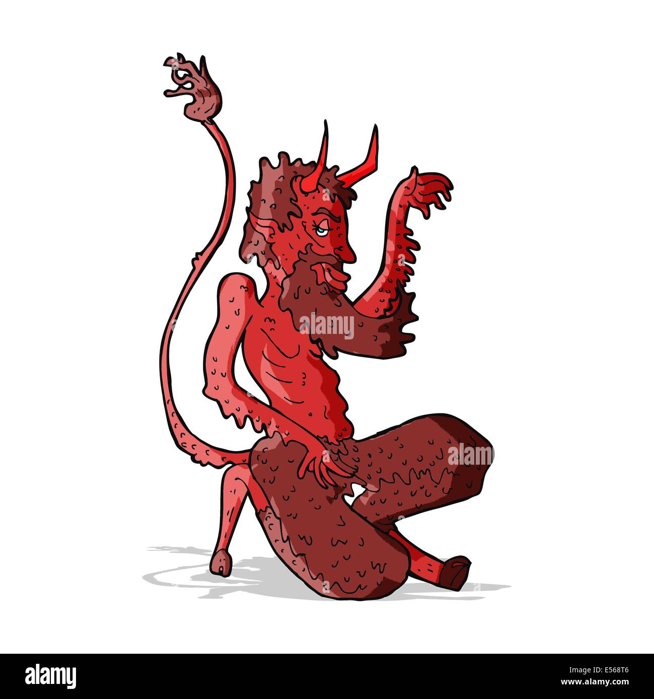 cartoon traditional devil Stock Vector Image & Art - Alamy